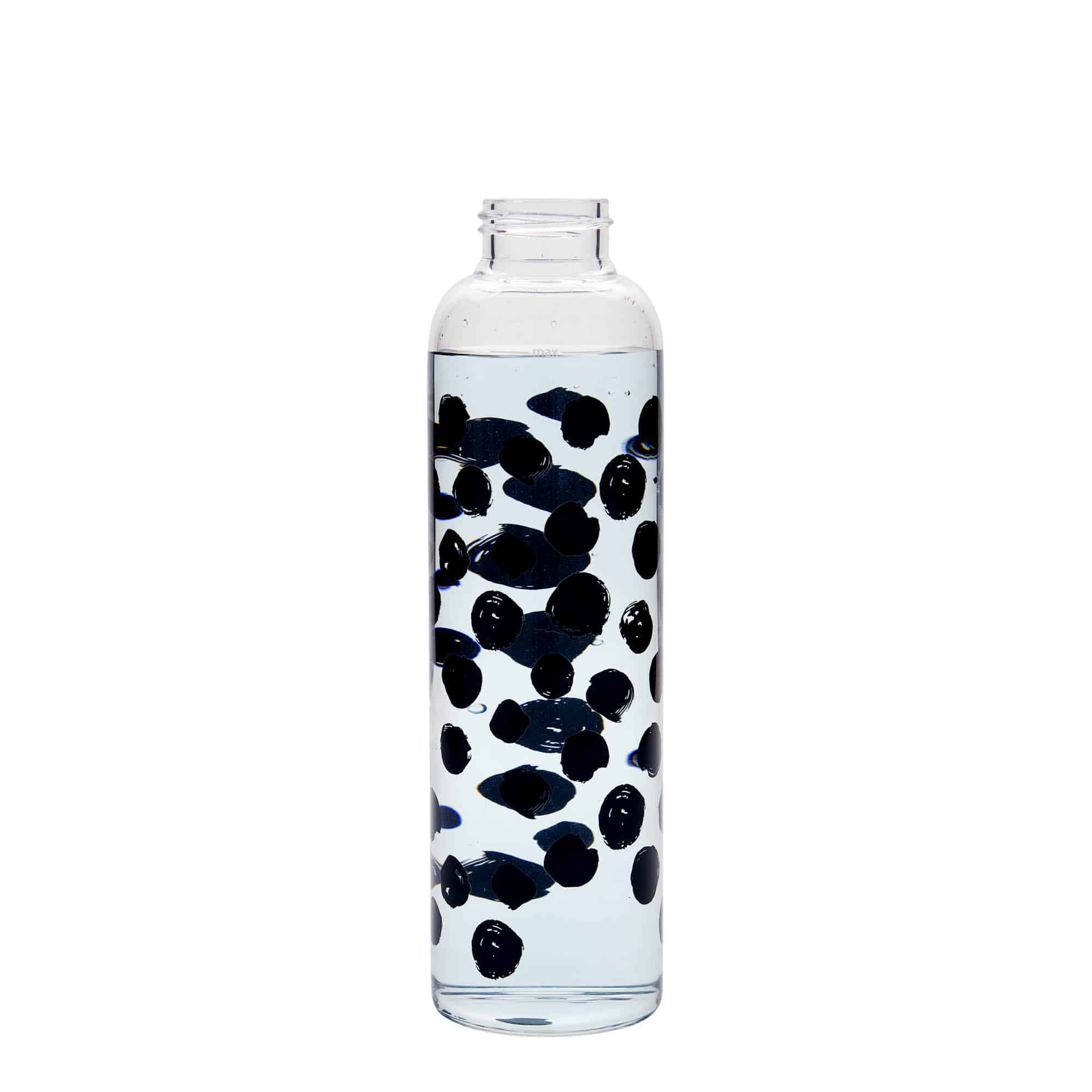 500 ml dricksflaska 'Perseus', motiv: svarta prickar, mynning: skruvkapsel
