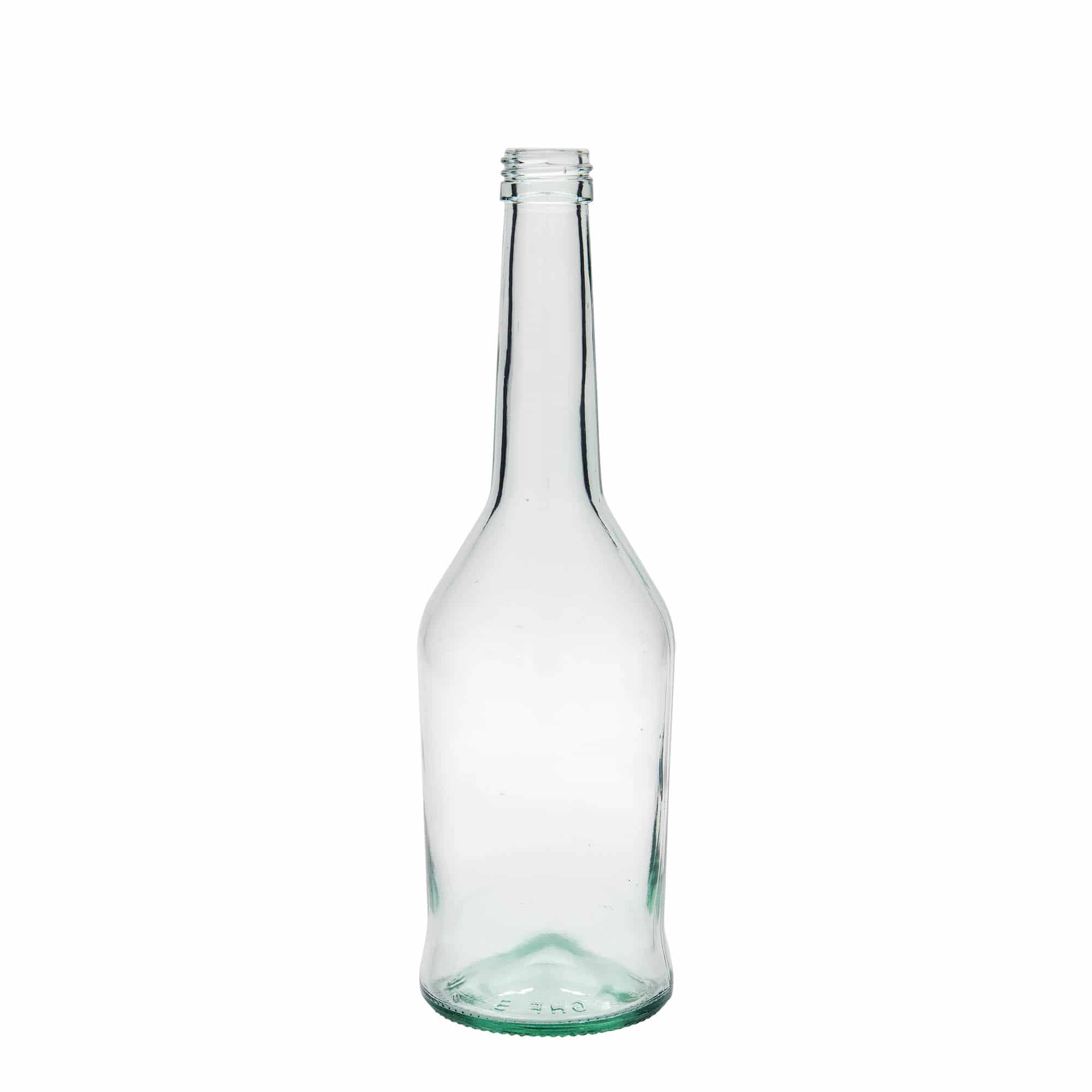 500 ml glasflaska spritflaska, mynning: PP 28