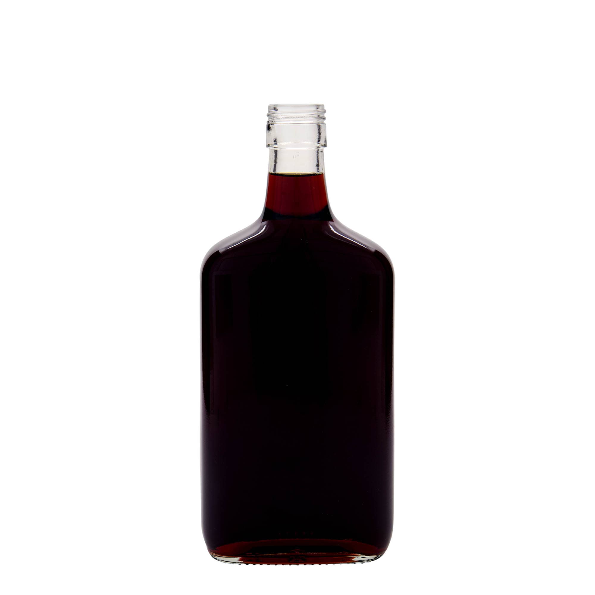 700 ml glasflaska 'Amaretto', rektangulär, mynning: PP 31,5