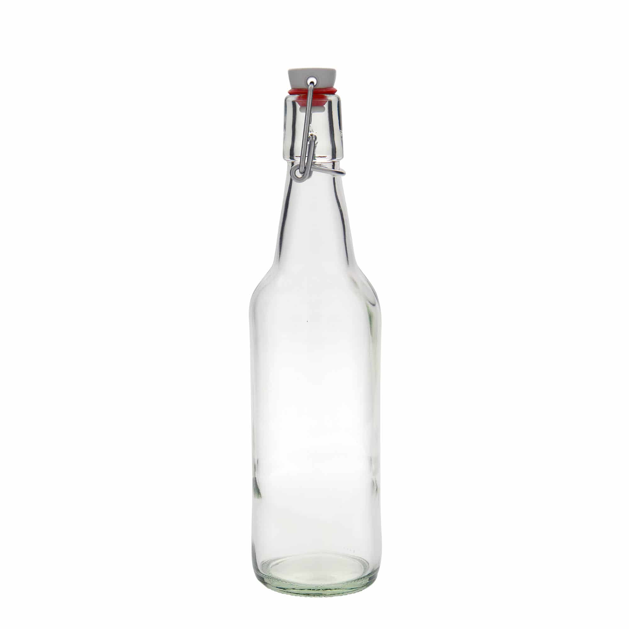 500 ml ölflaska, glas, mynning: patentkork