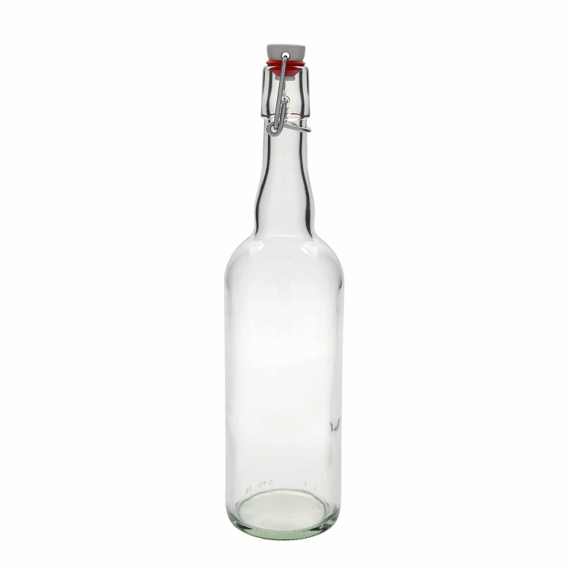 750 ml ölflaska Belgien, glas, mynning: patentkork