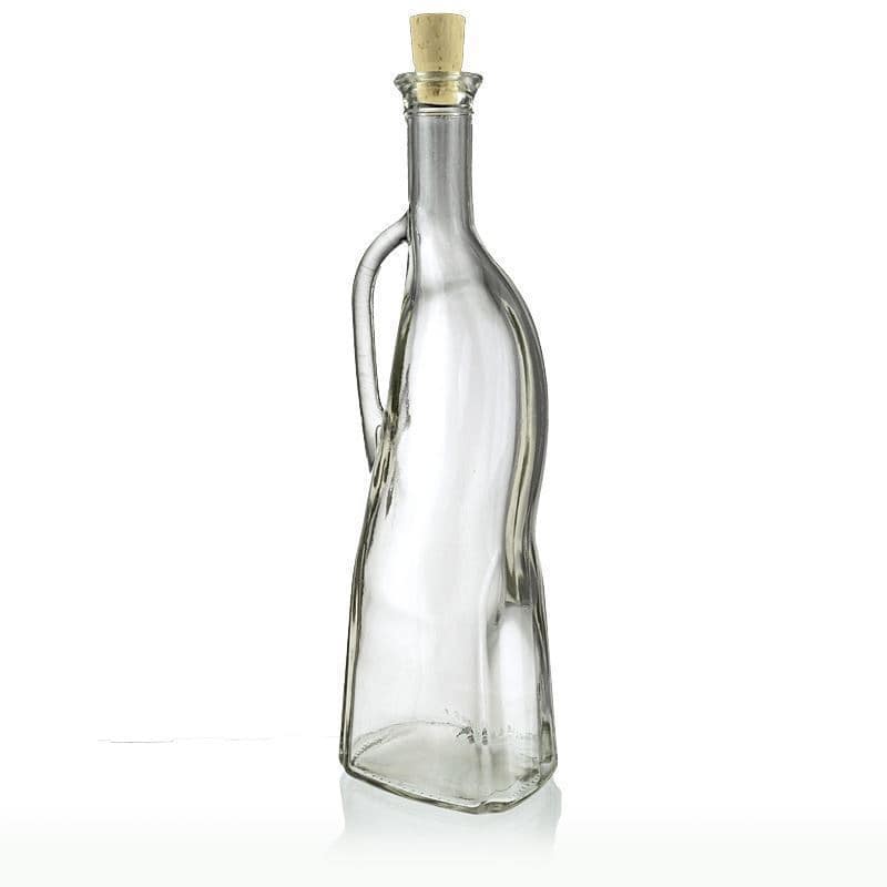 750 ml glasflaska 'Josephina', oval, mynning: kork