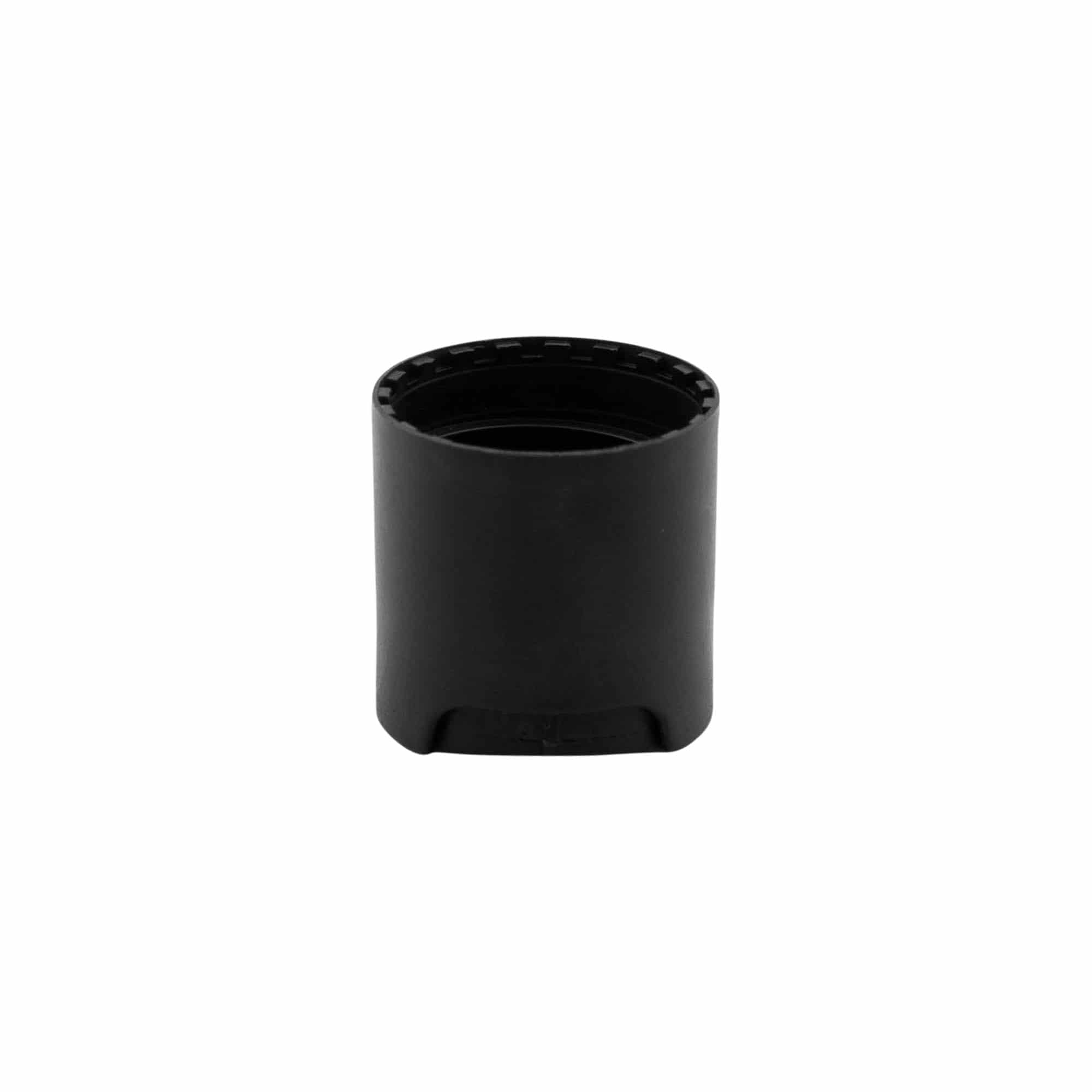 Skruvkapsel Disc Top, PP-plast, svart, för mynning: GPI 24/410
