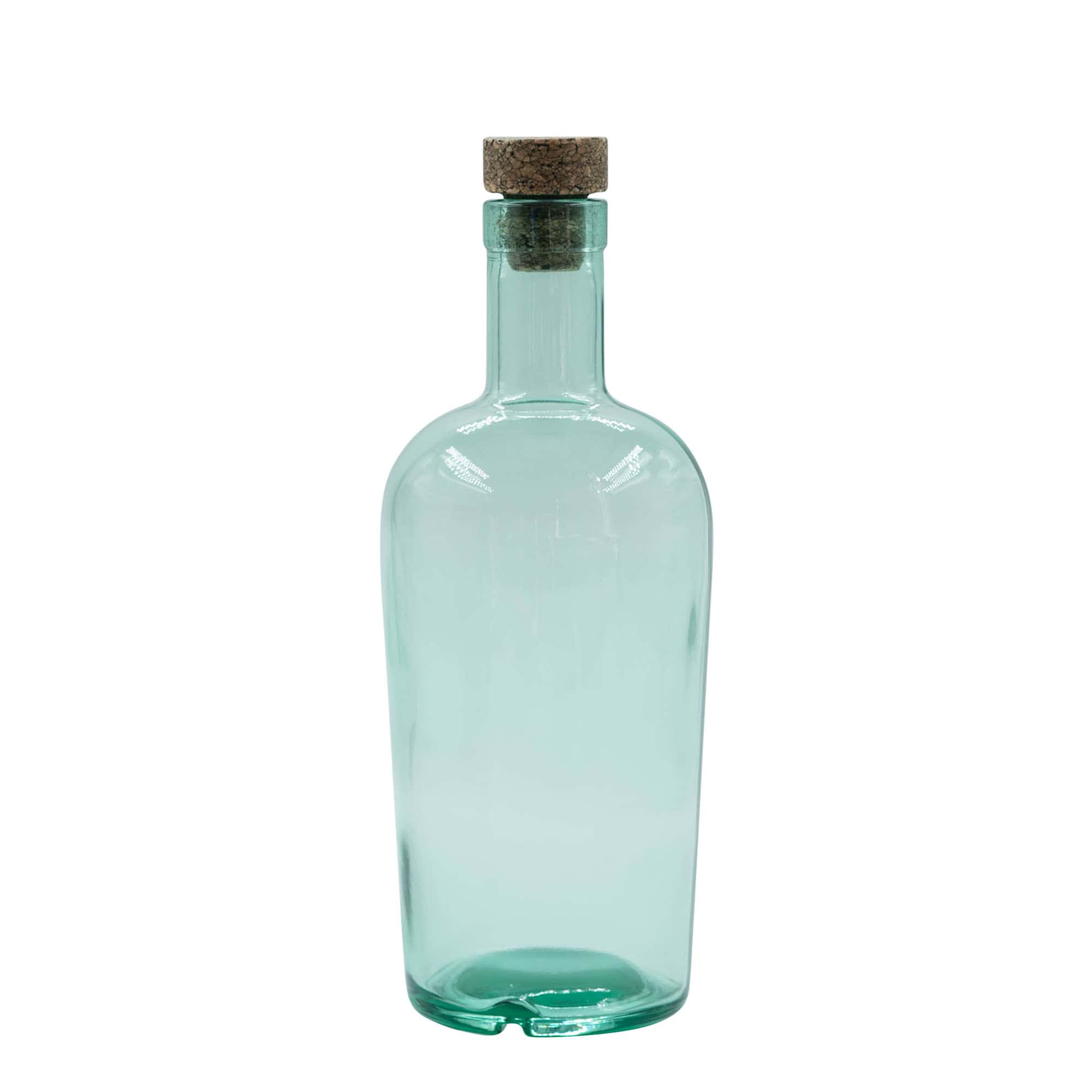 700 ml glasflaska 'Teo Light', mynning: kork