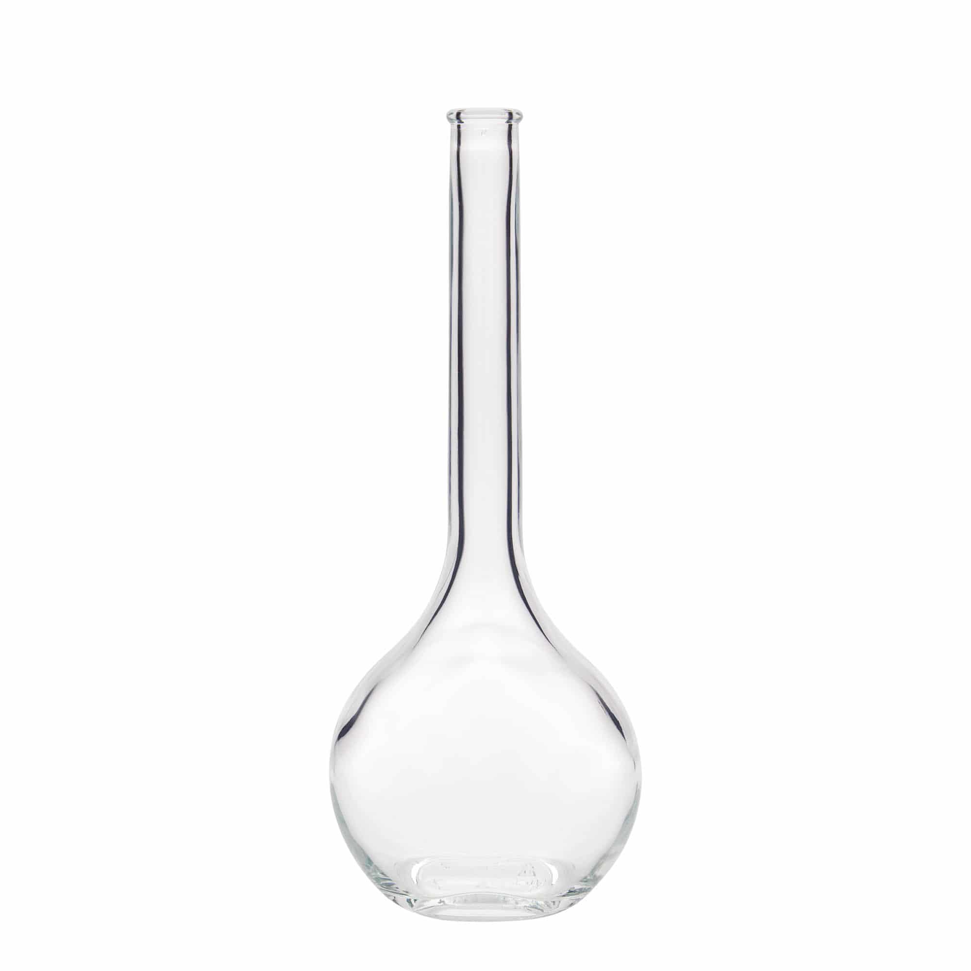 500 ml glasflaska 'Contessa', oval, mynning: kork