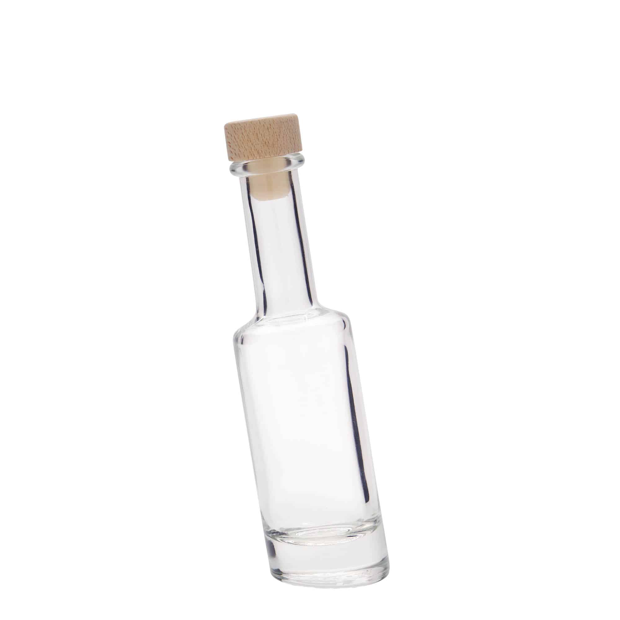 100 ml glasflaska 'Bounty', mynning: kork