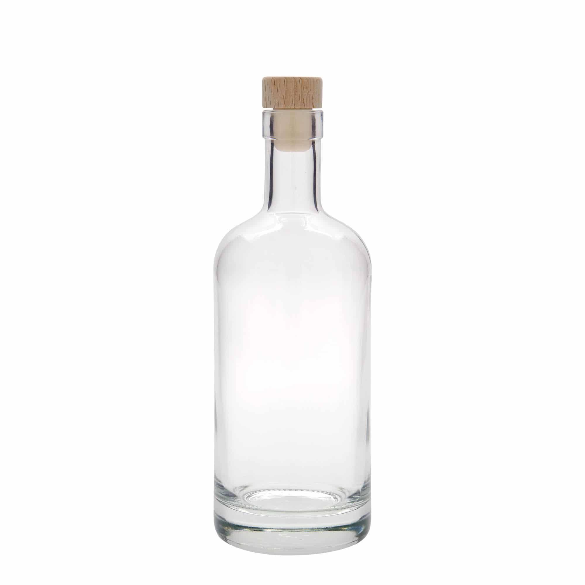 500 ml glasflaska 'Linea Uno', mynning: kork