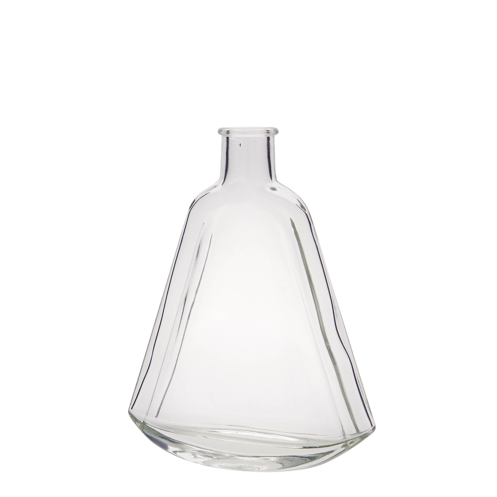 200 ml glasflaska 'Maurizio', oval, mynning: kork