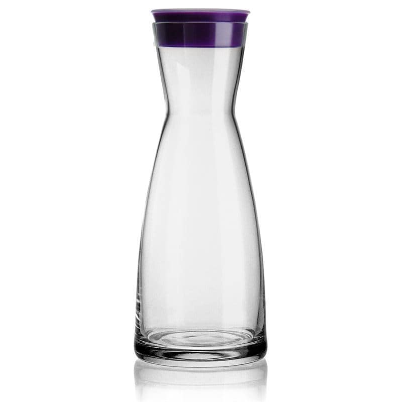1 000 ml karaff 'Ypsilon', glas, lila