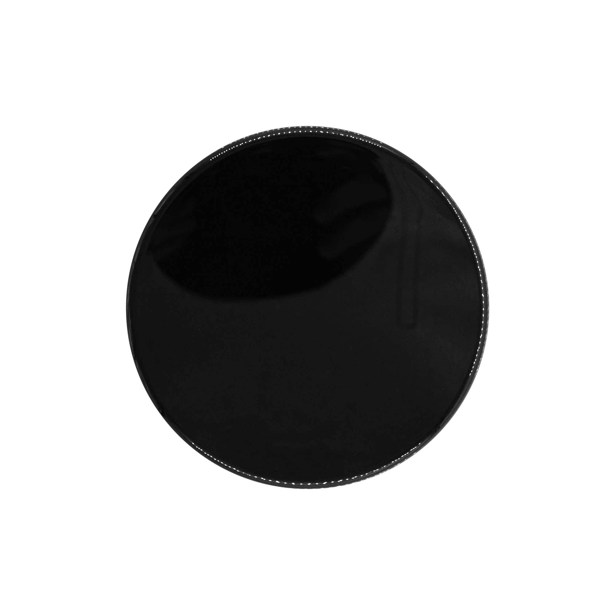 Skruvkapsel, PP-plast, svart för mynning: GPI 100/400