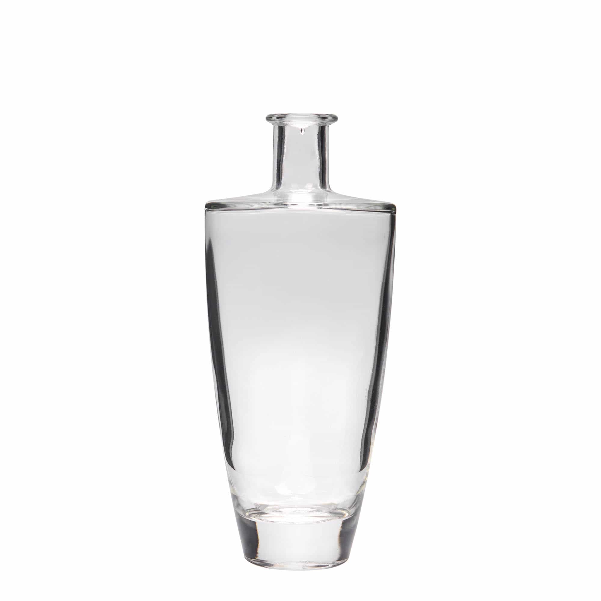 500 ml glasflaska 'Vanessa', oval, mynning: kork