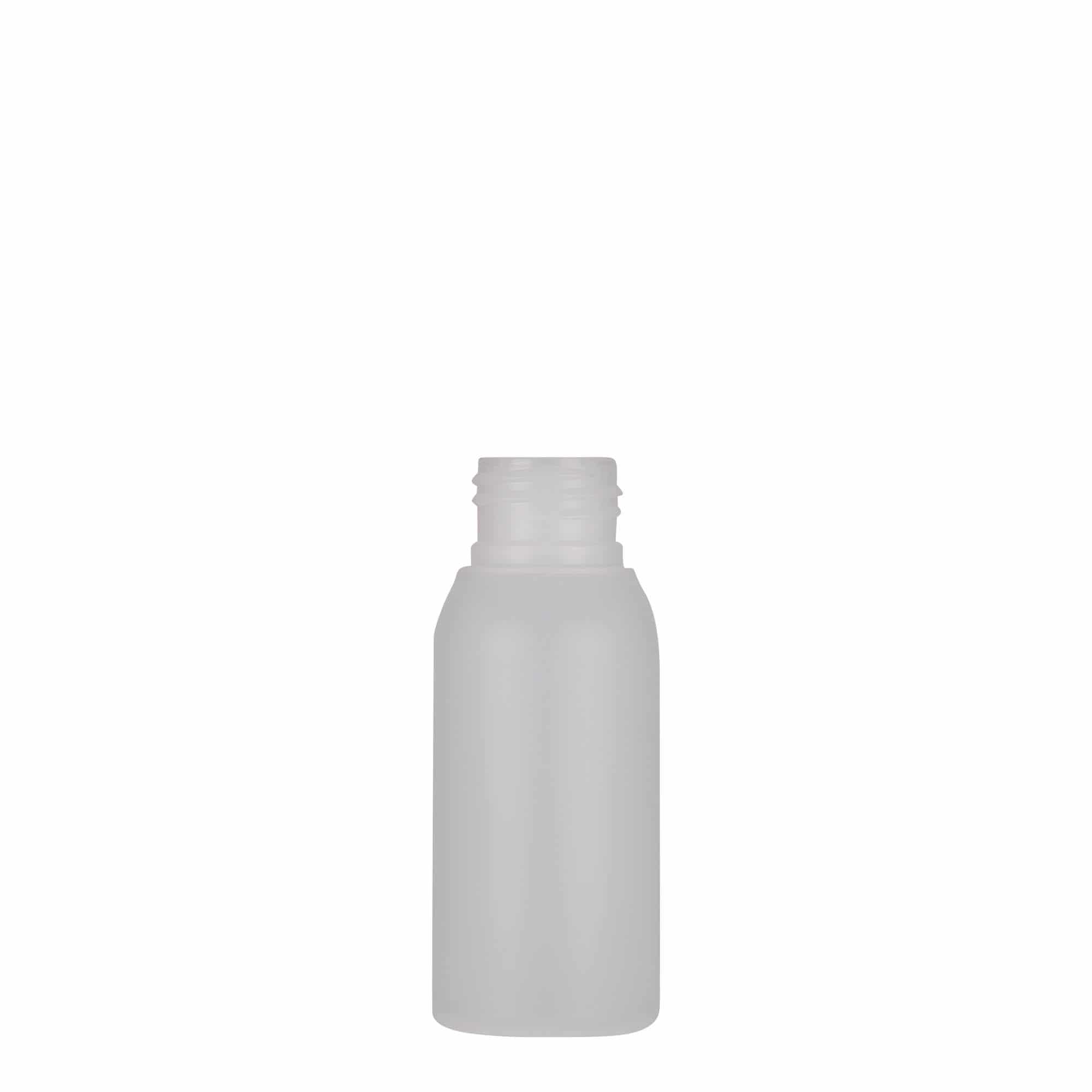 50 ml plastflaska 'Tuffy', HDPE, natur, mynning: GPI 24/410