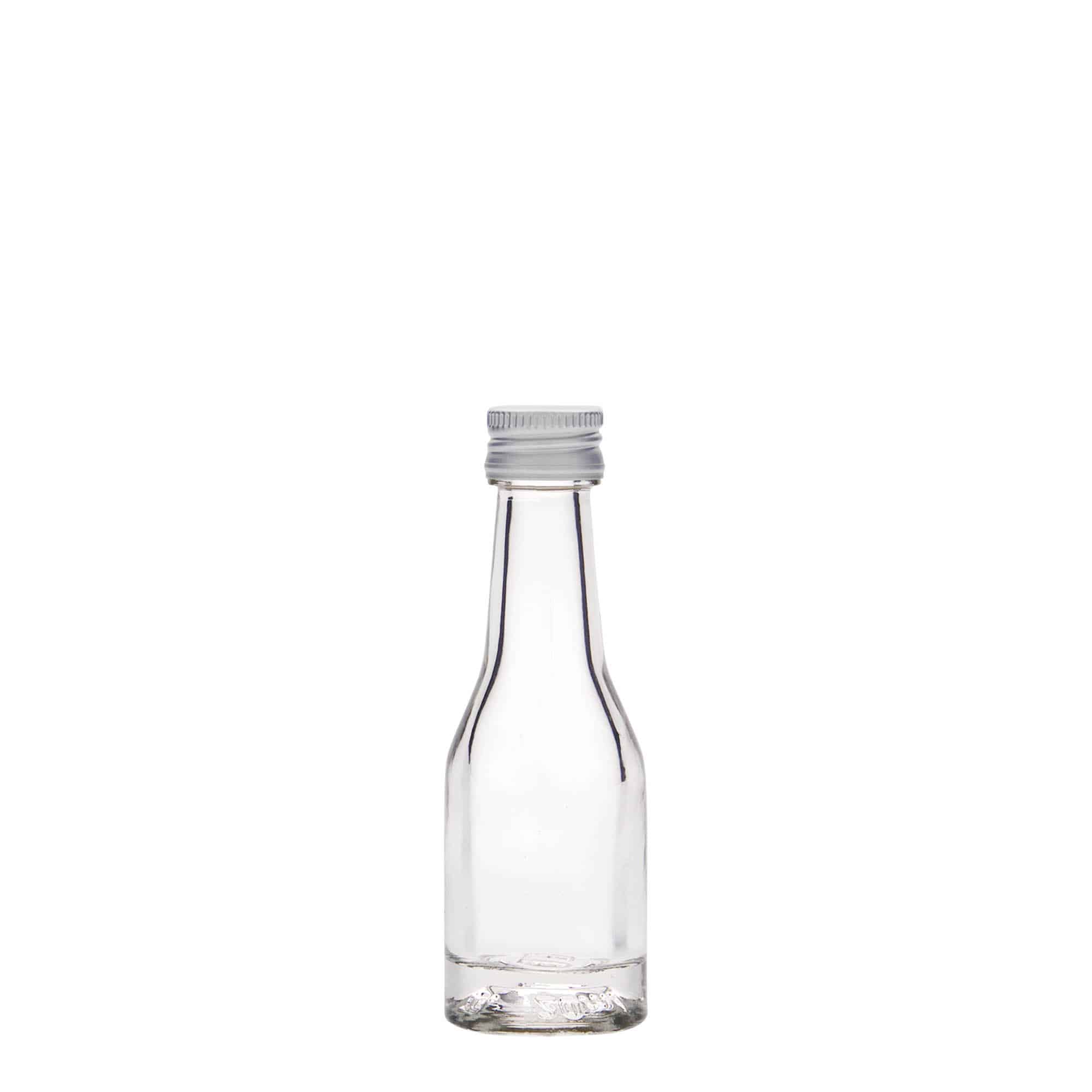 20 ml glasflaska 'Weinschlegel', mynning: PP 18