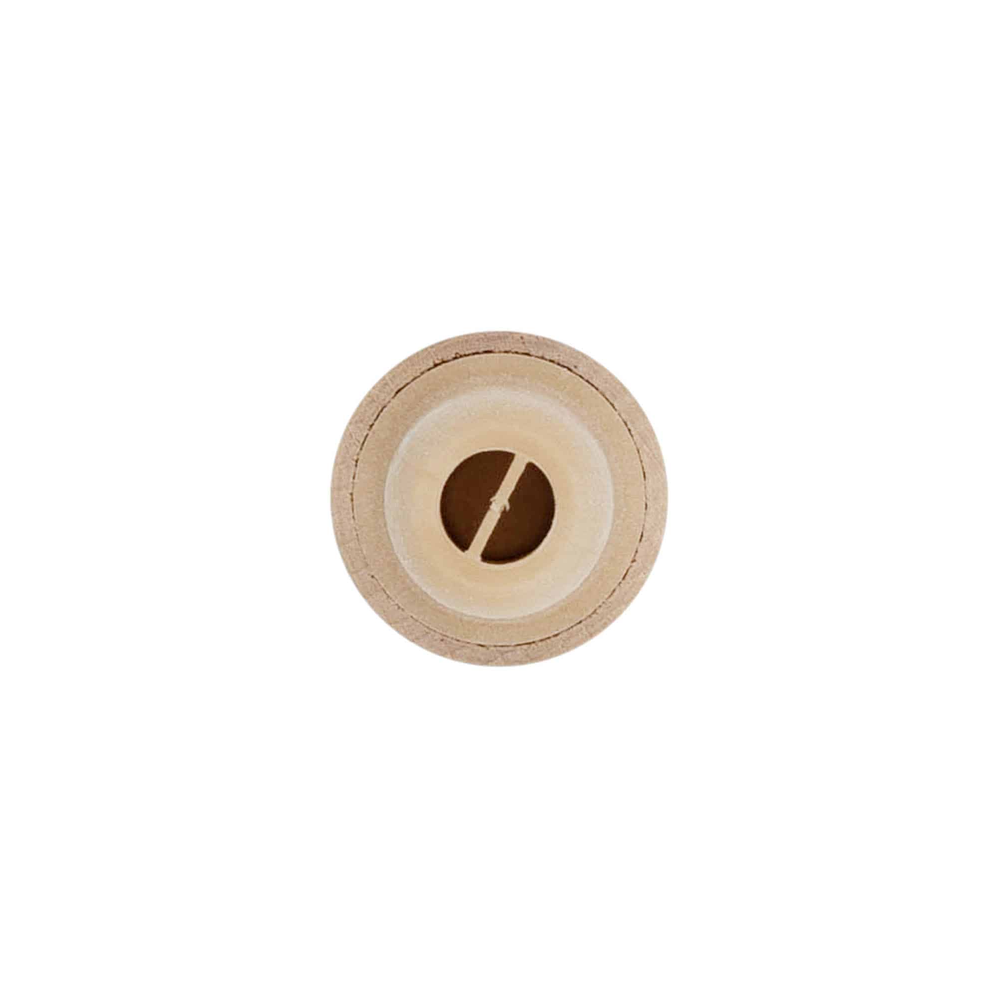 Greppkork med doseringsöppning 19 mm, plast/trä, flerfärgad, för mynning: kork