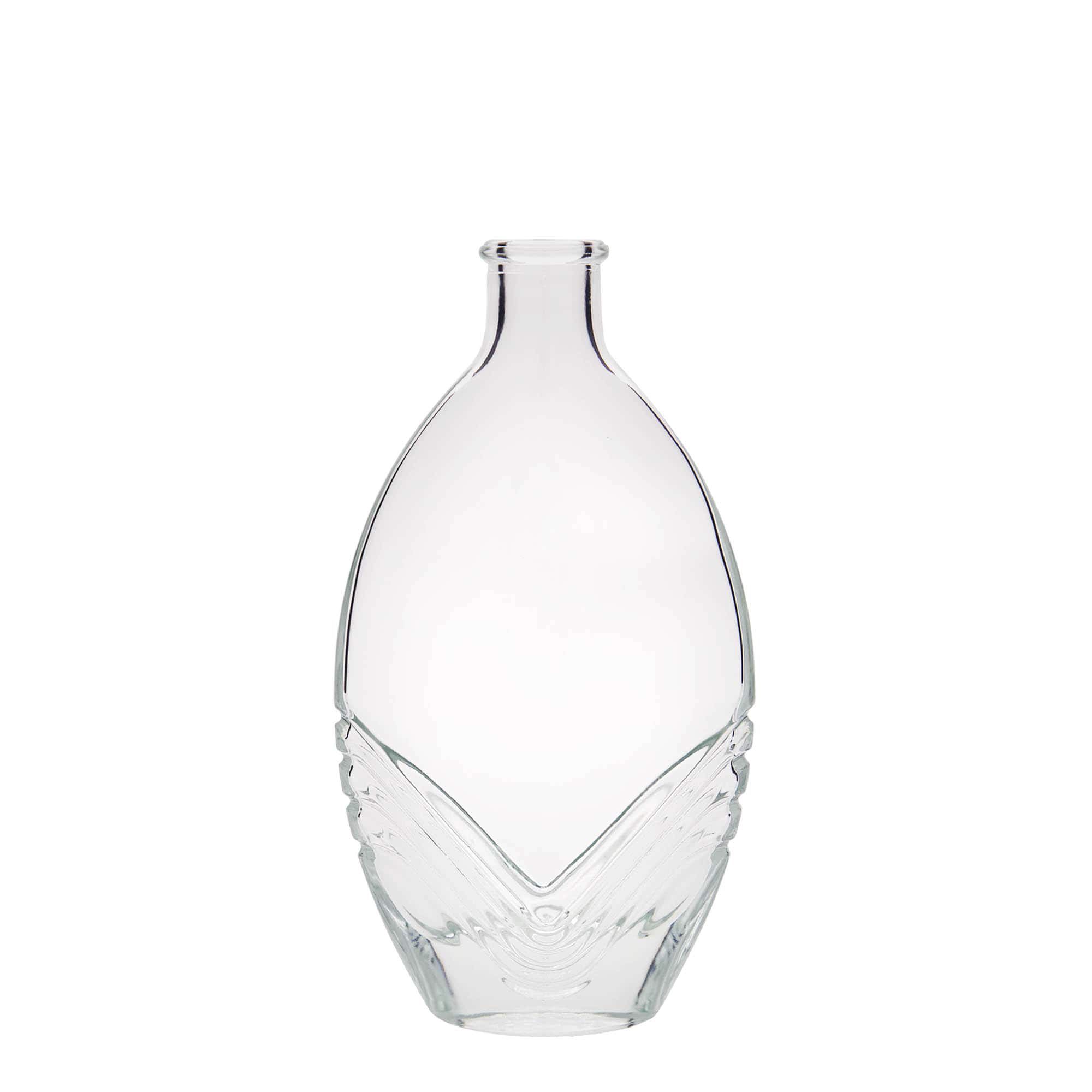 200 ml glasflaska 'Florence', oval, mynning: kork