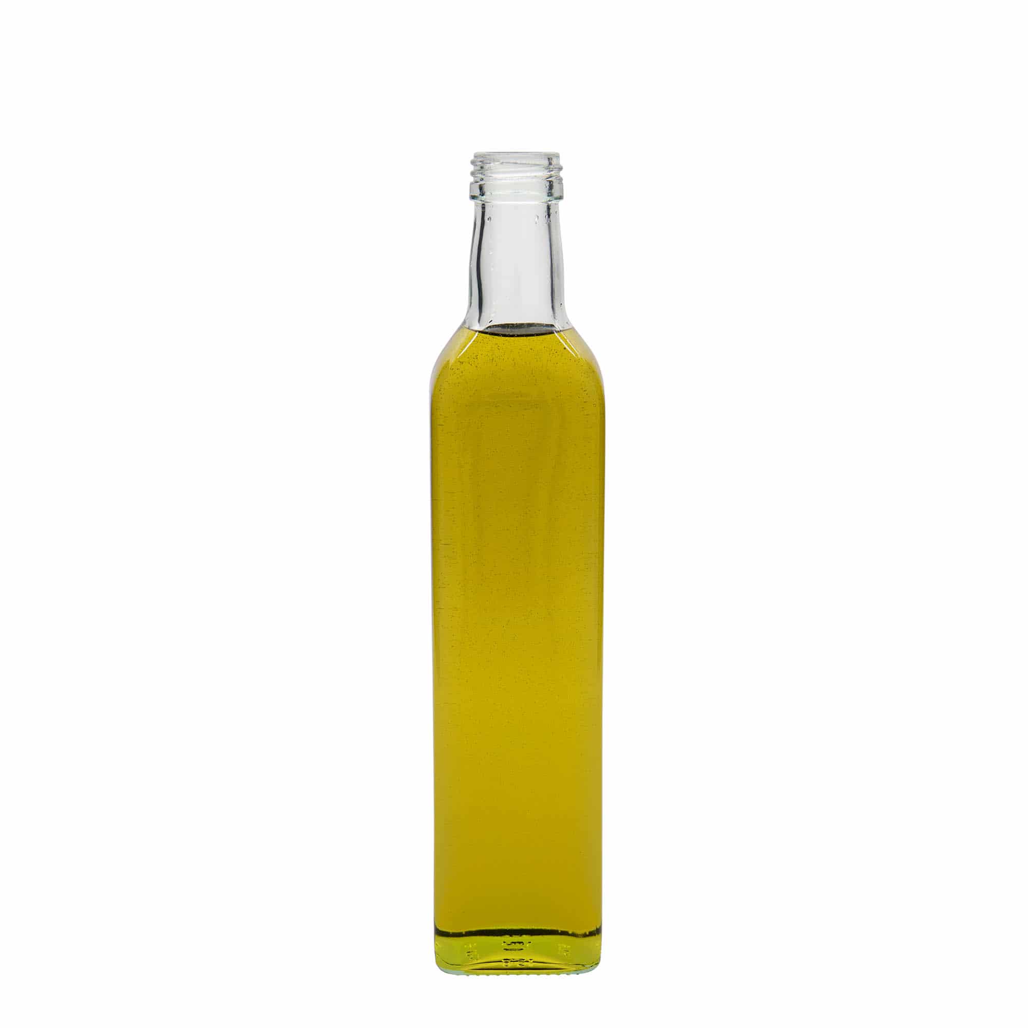 500 ml glasflaska 'Marasca', kvadratisk, mynning: PP 31,5