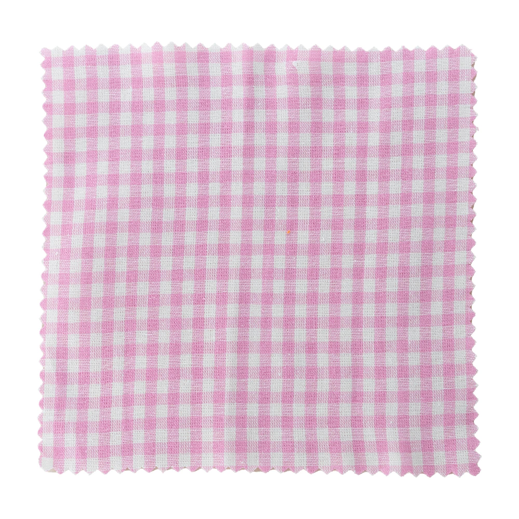 Rutig tygrundel för syltburk 15x15, kvadratisk, textil, rosa, mynning: TO58-TO82