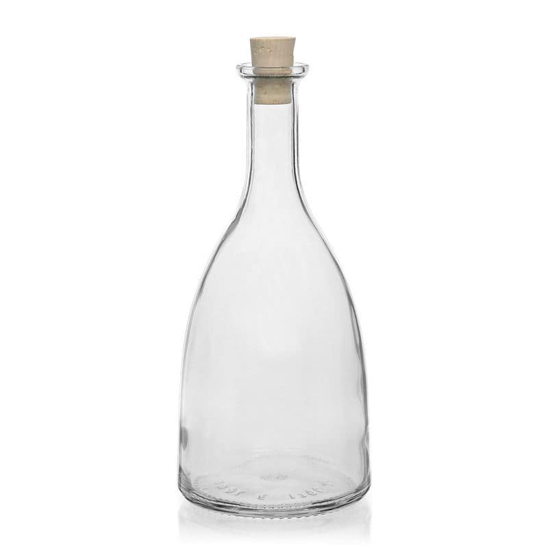 700 ml glasflaska 'Viola', mynning: kork