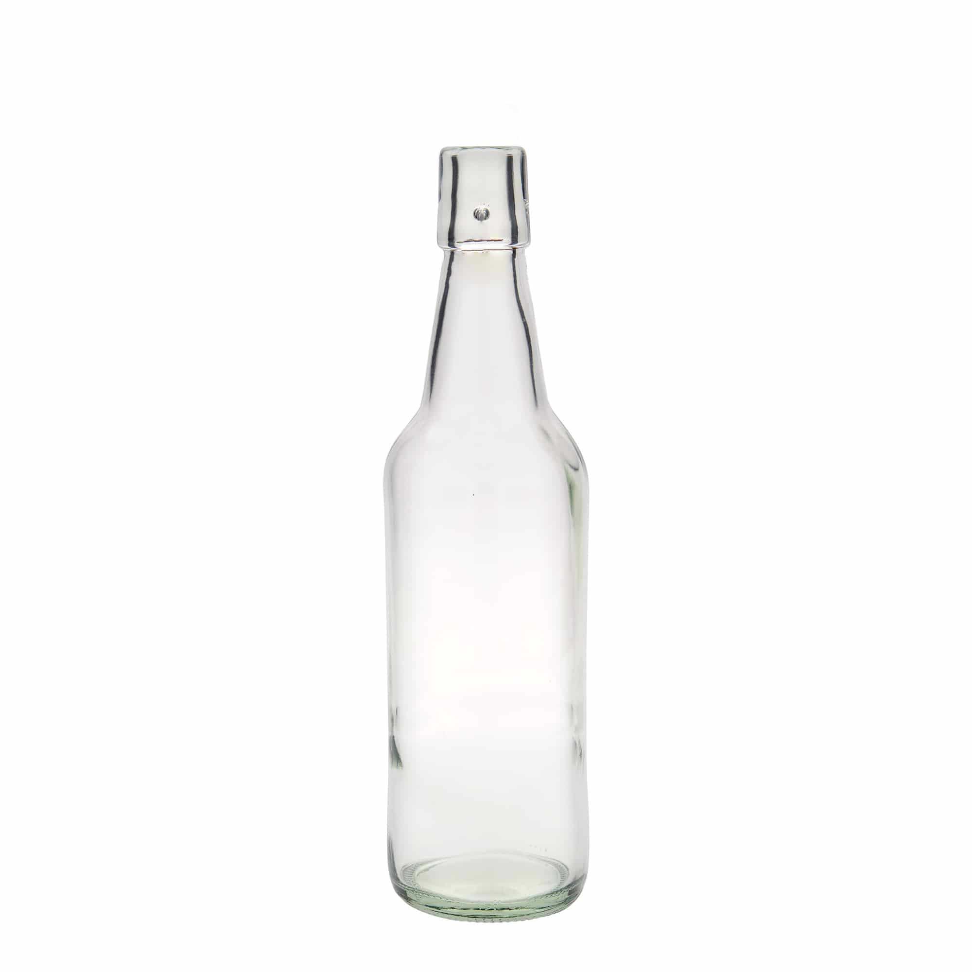 500 ml ölflaska, glas, mynning: patentkork