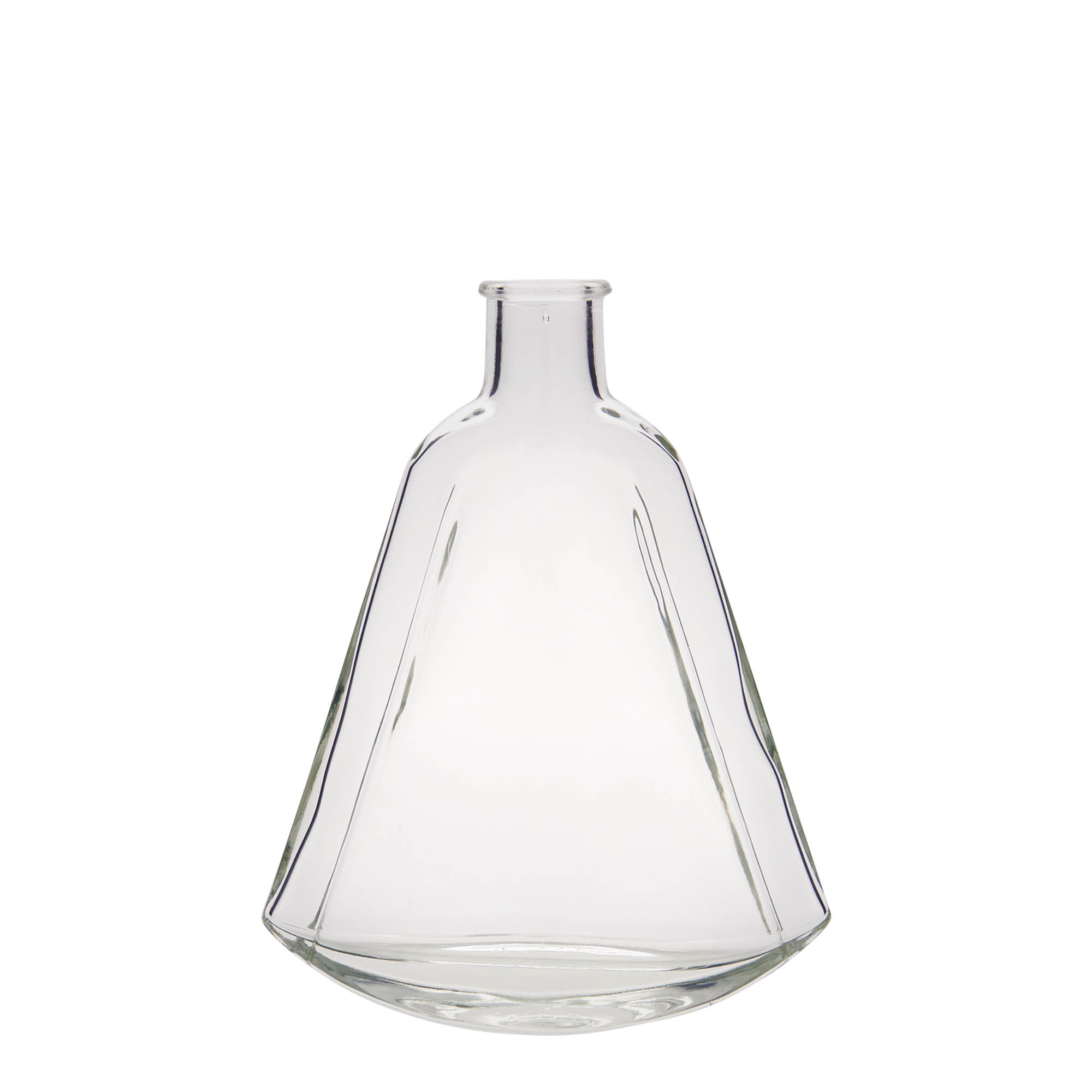 200 ml glasflaska 'Maurizio', oval, mynning: kork