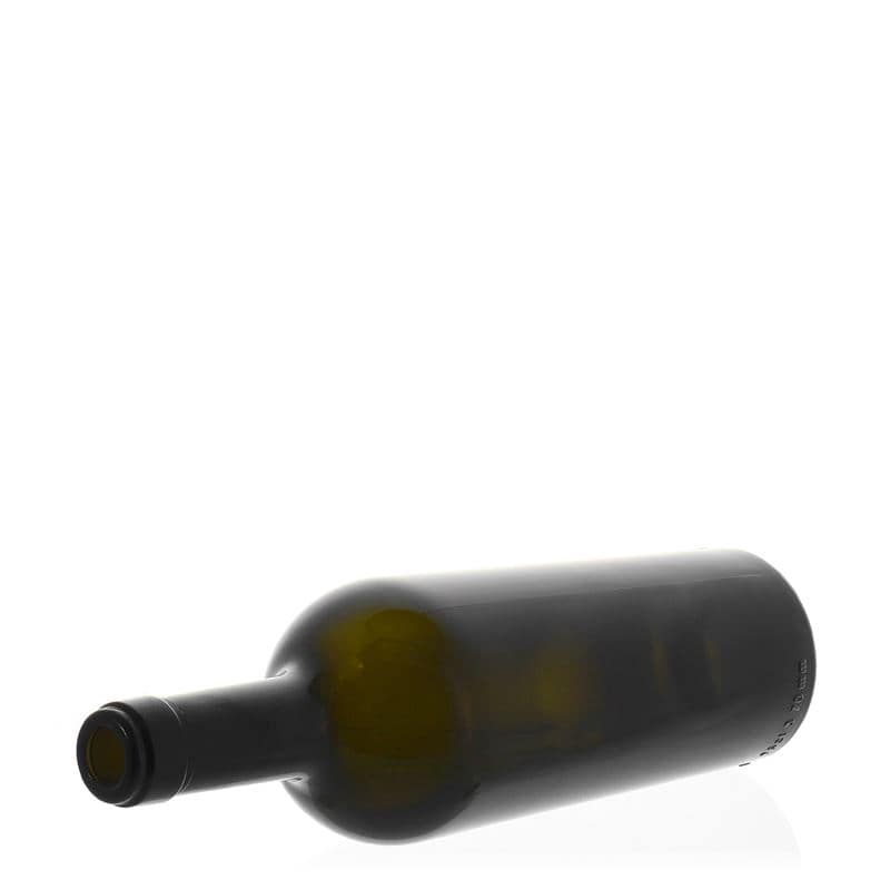 750 ml vinflaska 'Imperiale', antikgrön, mynning: kork