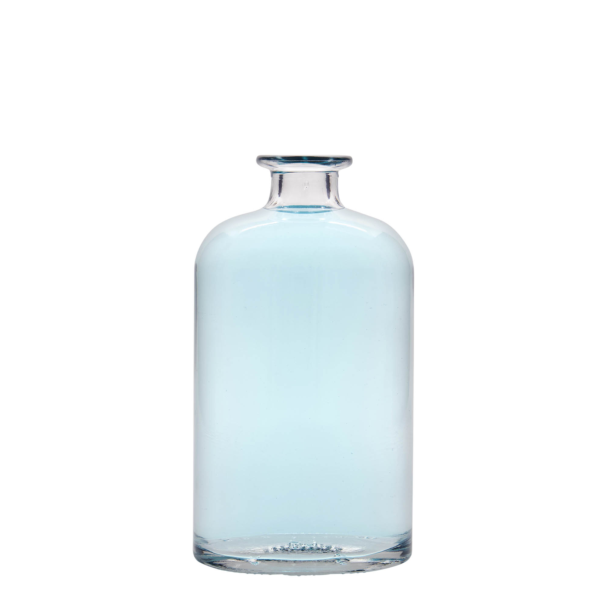 500 ml glasflaska 'Dundee', oval, mynning: kork