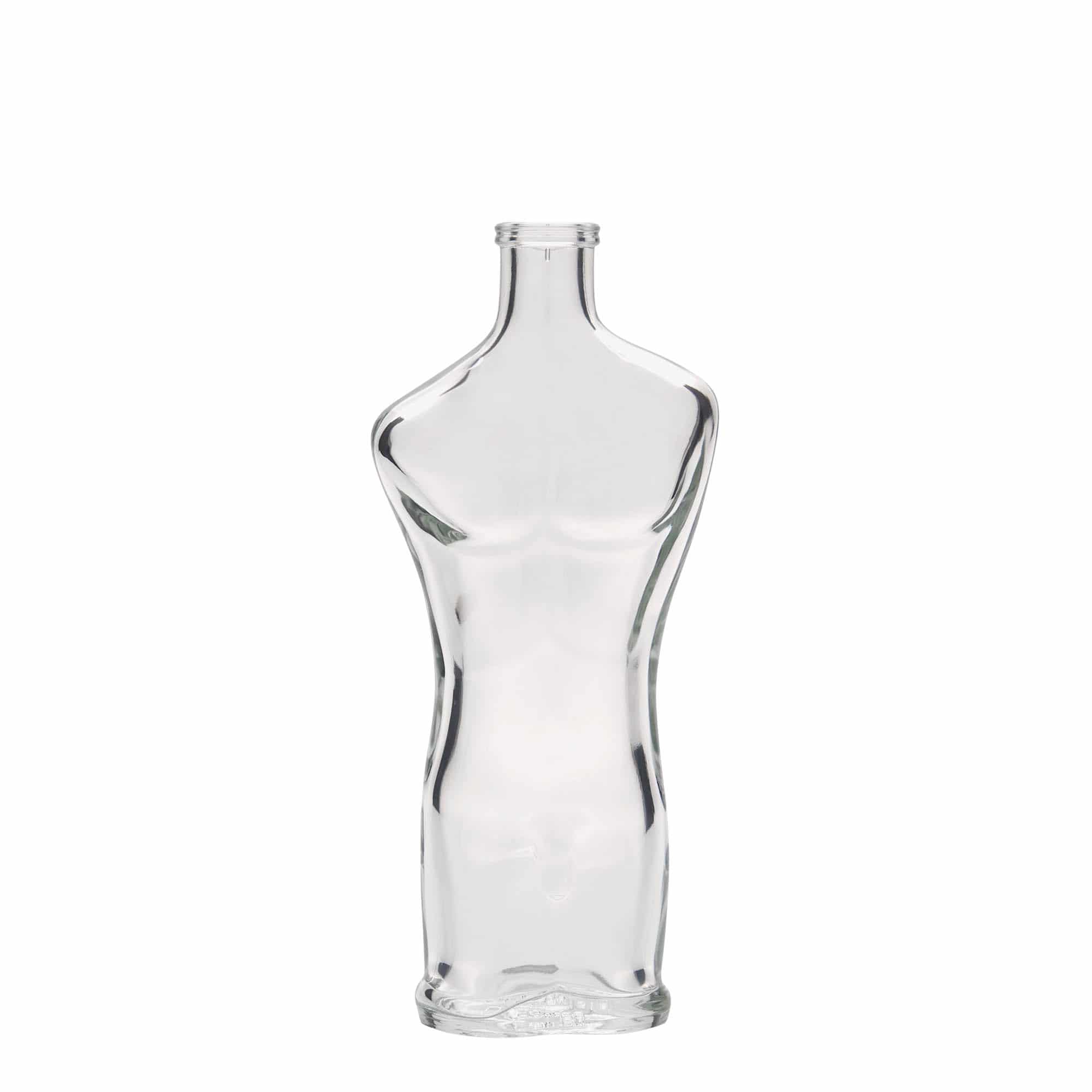 200 ml glasflaska 'Adam', mynning: kork