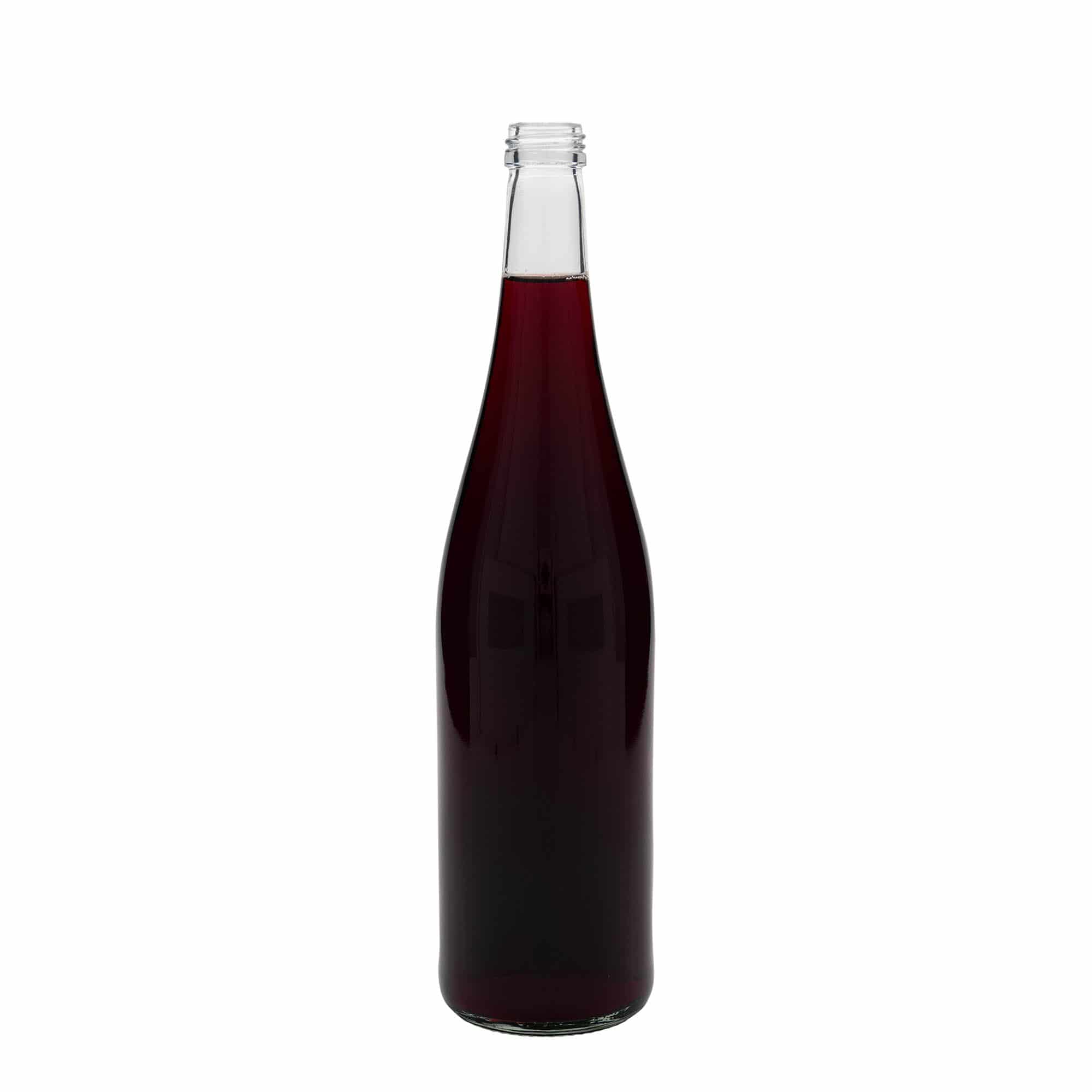 750 ml glasflaska 'Weinschlegel', mynning: PP 28