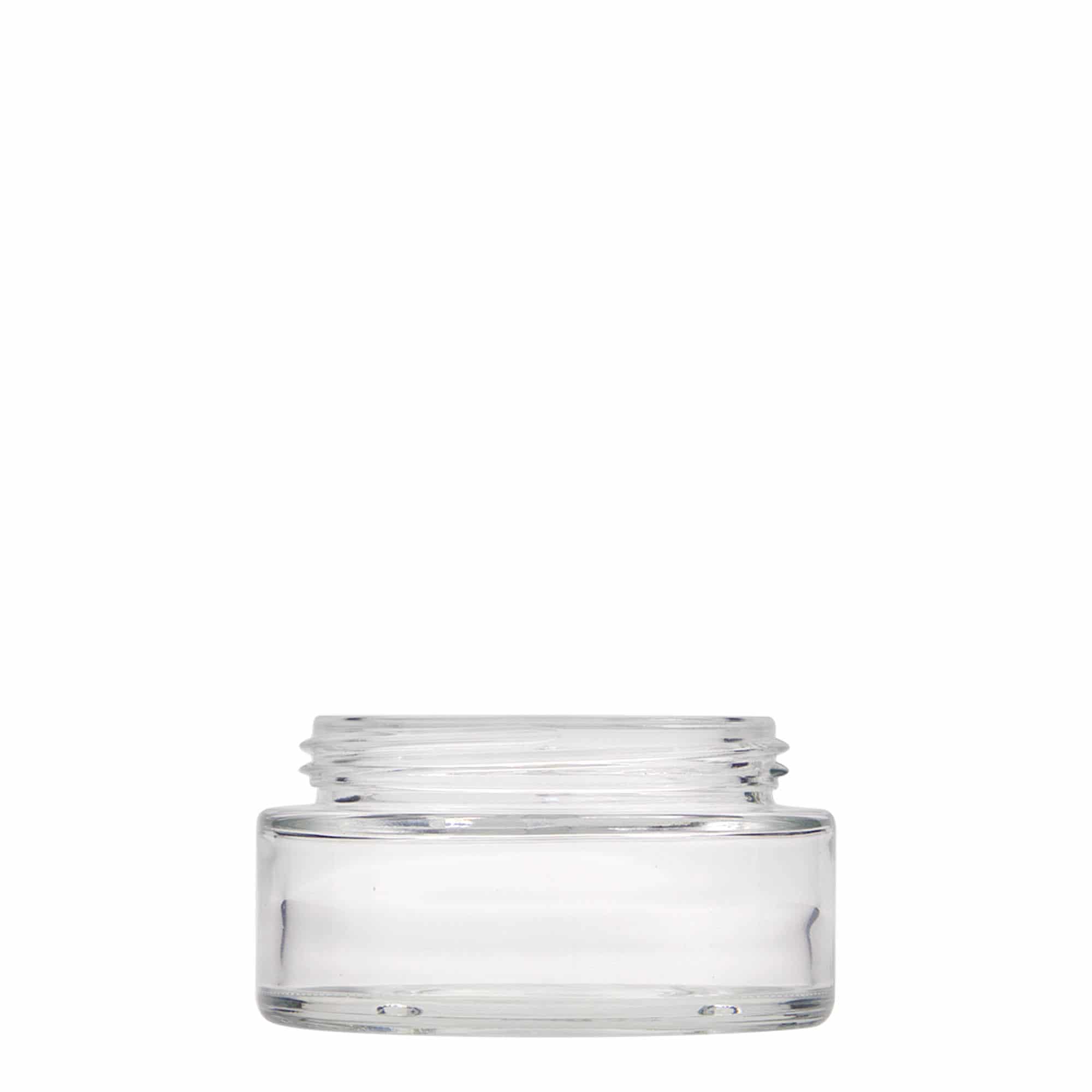 100 ml burk 'Clear Edition', glas, mynning: skruvkapsel