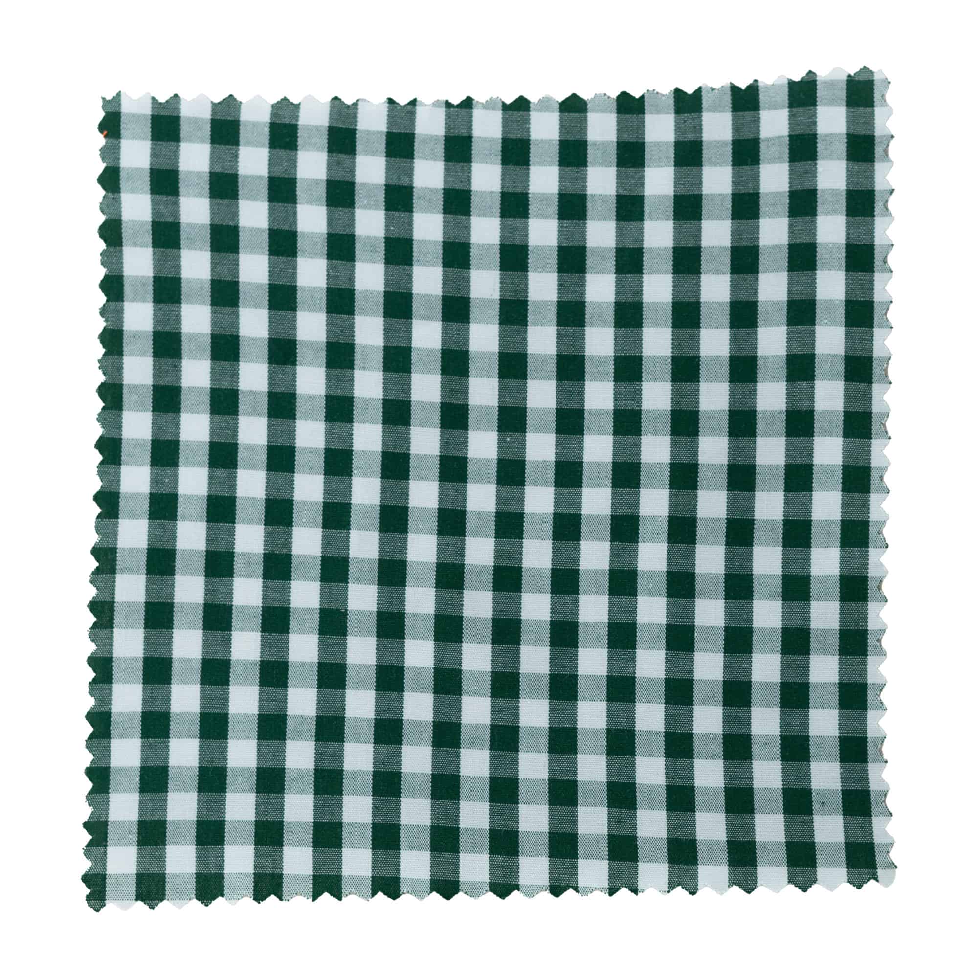 Rutig tygrundel för syltburk 15x15, kvadratisk, textil, mörkgrön, mynning: TO58-TO82