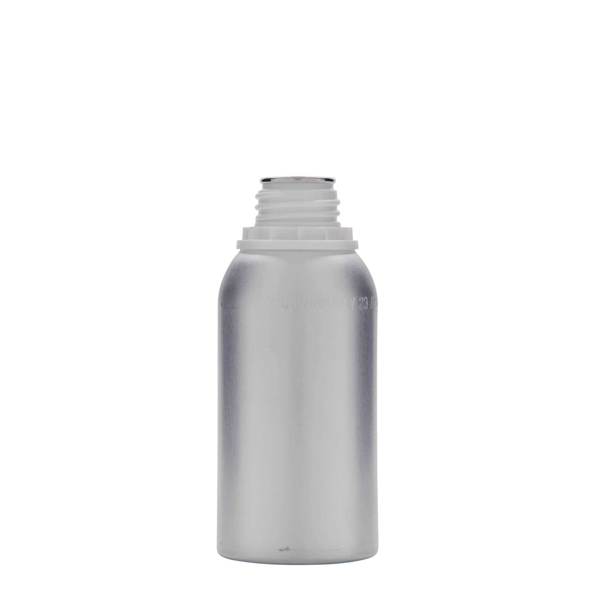 275 ml aluminiumflaska, metall, silver, mynning: DIN 32