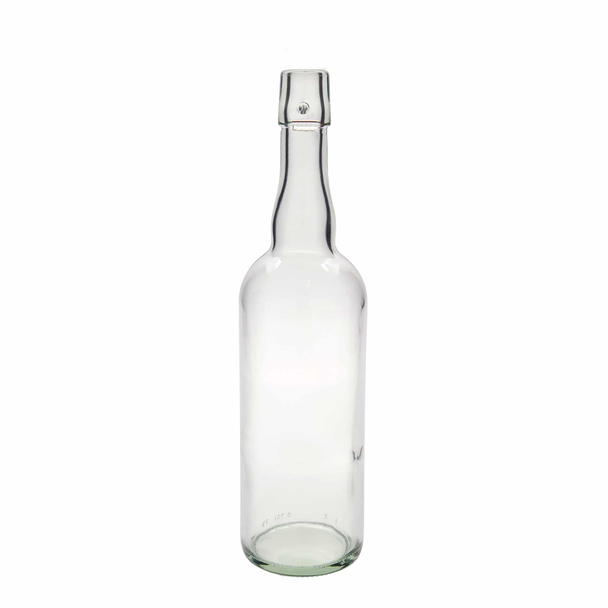 750 ml ölflaska Belgien, glas, mynning: patentkork