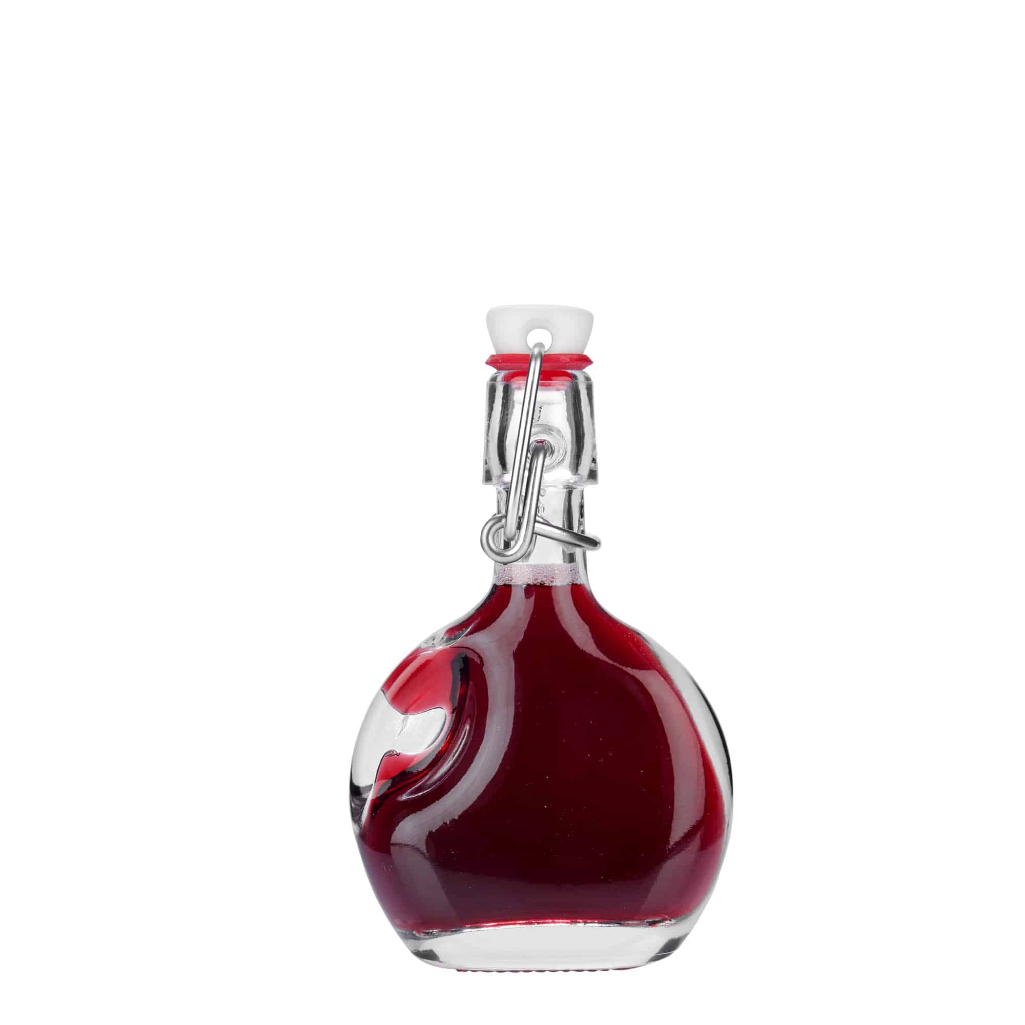 40 ml glasflaska 'Lukas', oval, mynning: patentkork