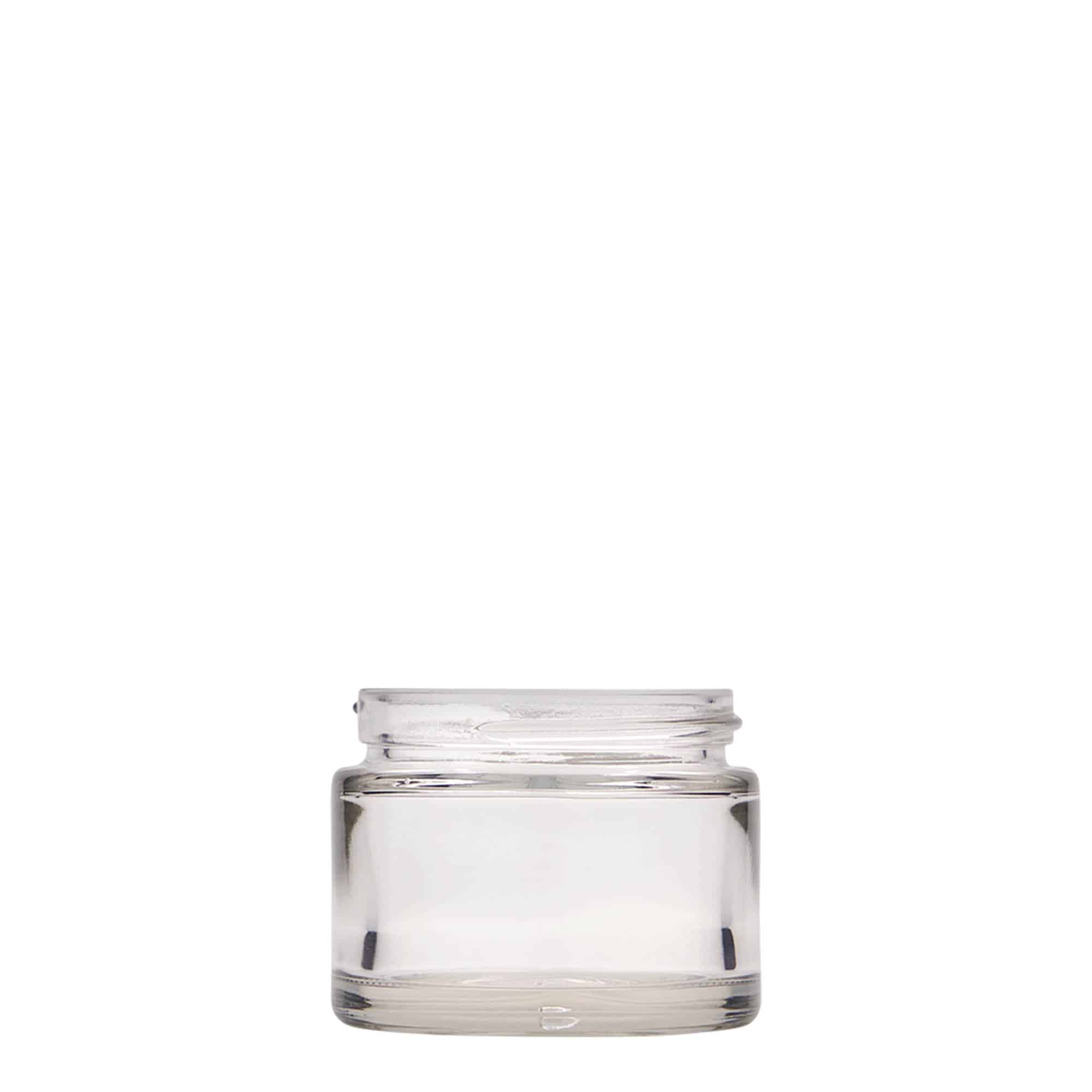 50 ml burk 'Beauty', glas, mynning: skruvkapsel