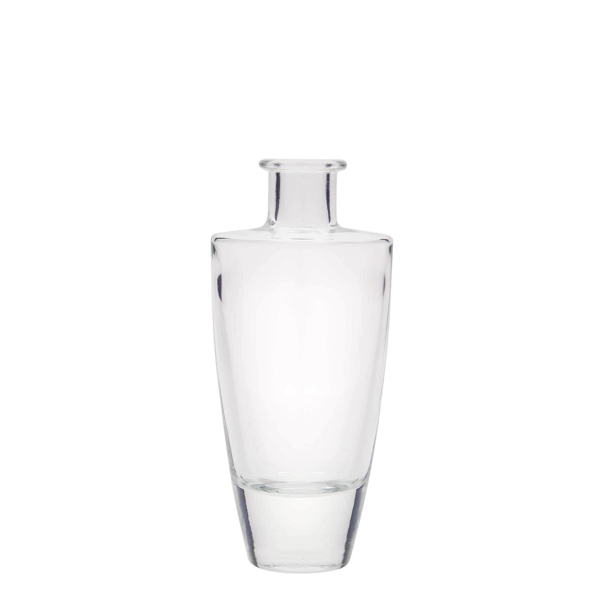 200 ml glasflaska 'Vanessa', oval, mynning: kork