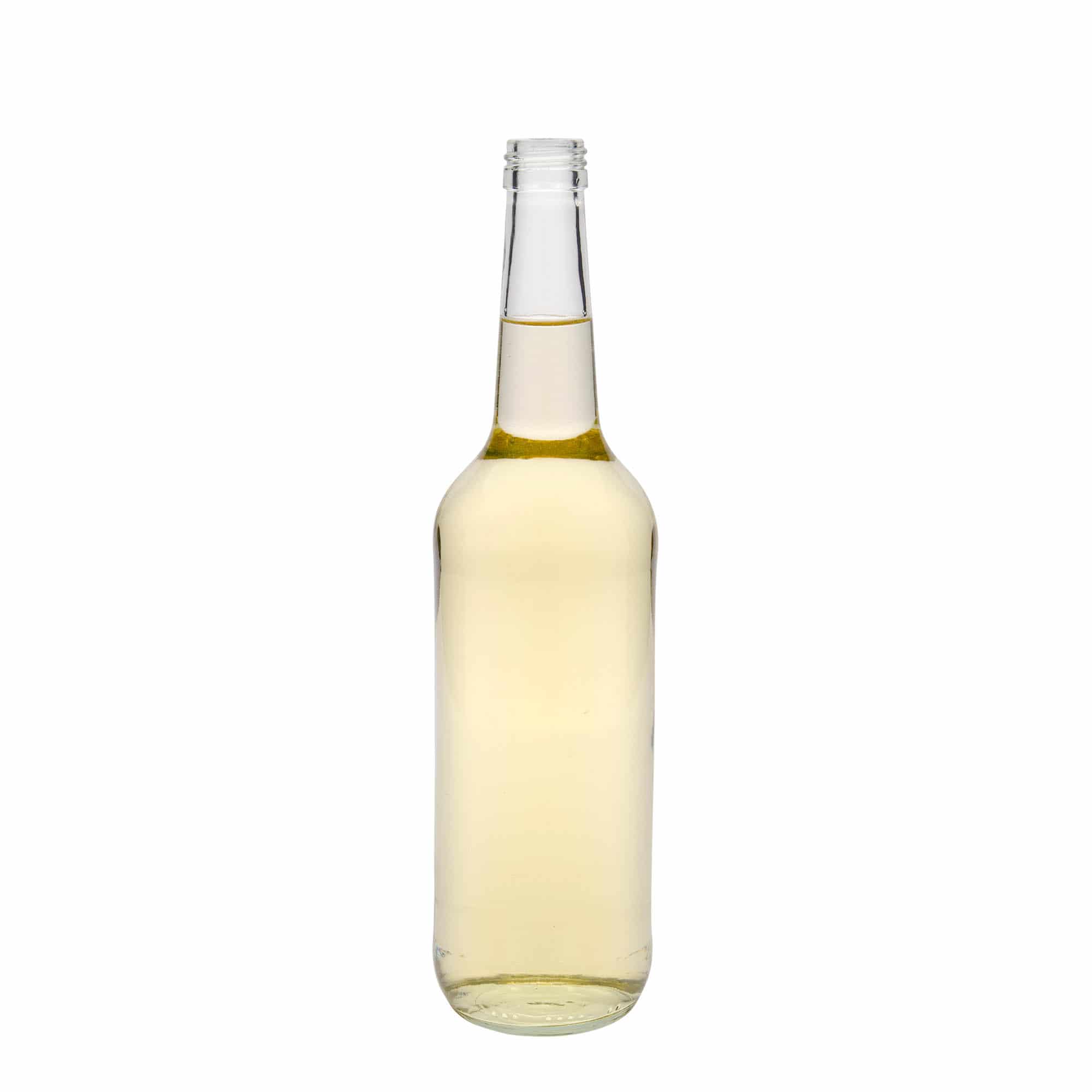 700 ml glasflaska rak hals, mynning: PP 28