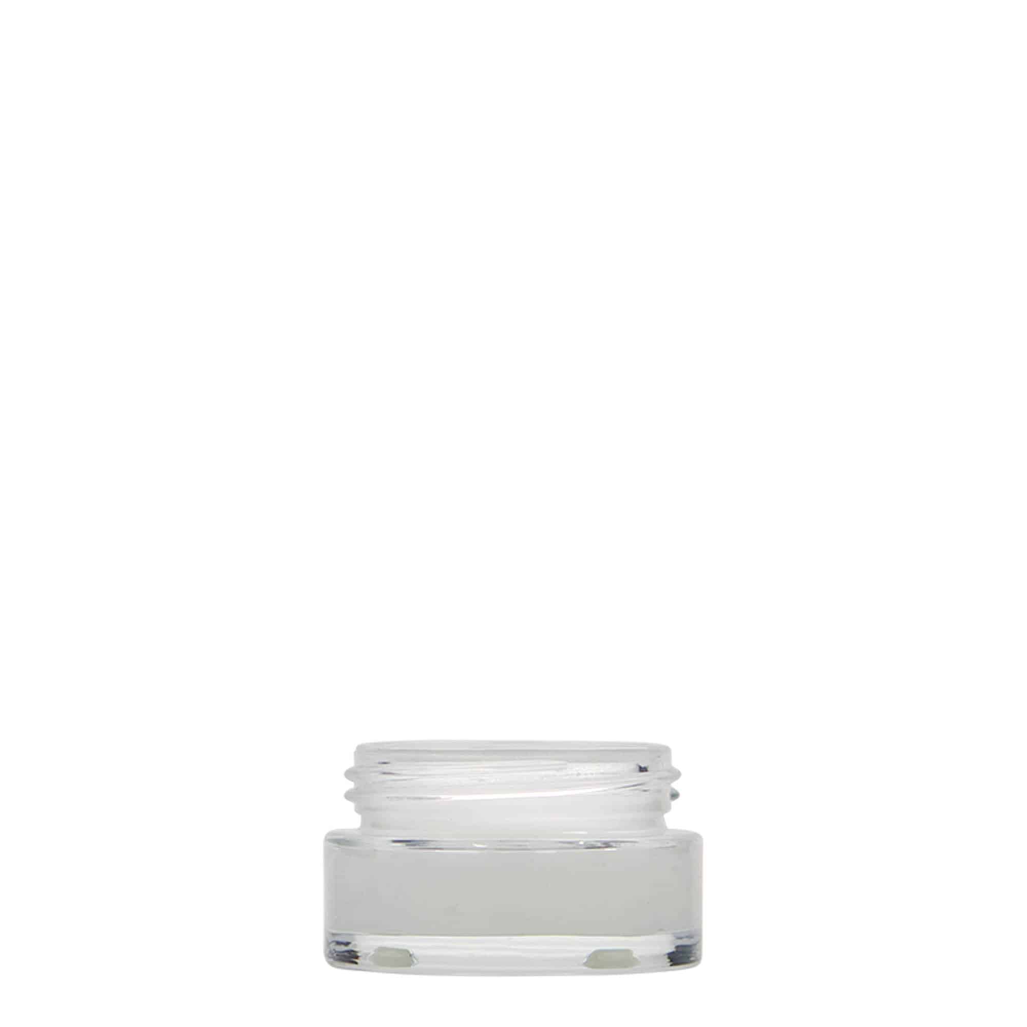 15 ml burk 'Clear Edition', glas, mynning: skruvkapsel