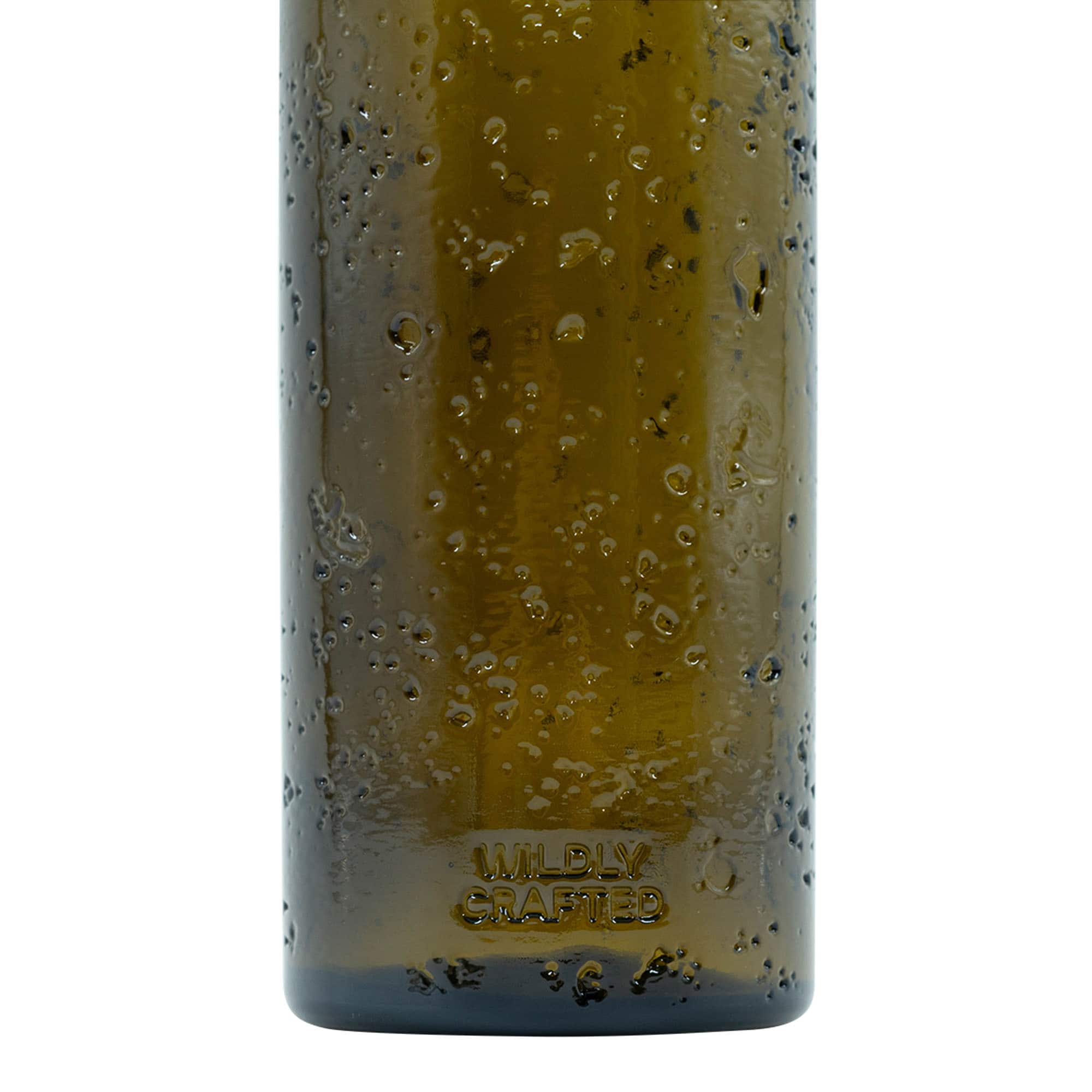 500 ml Widly Crafted glasflaska 'Bobber Jr', brun, mynning: kork