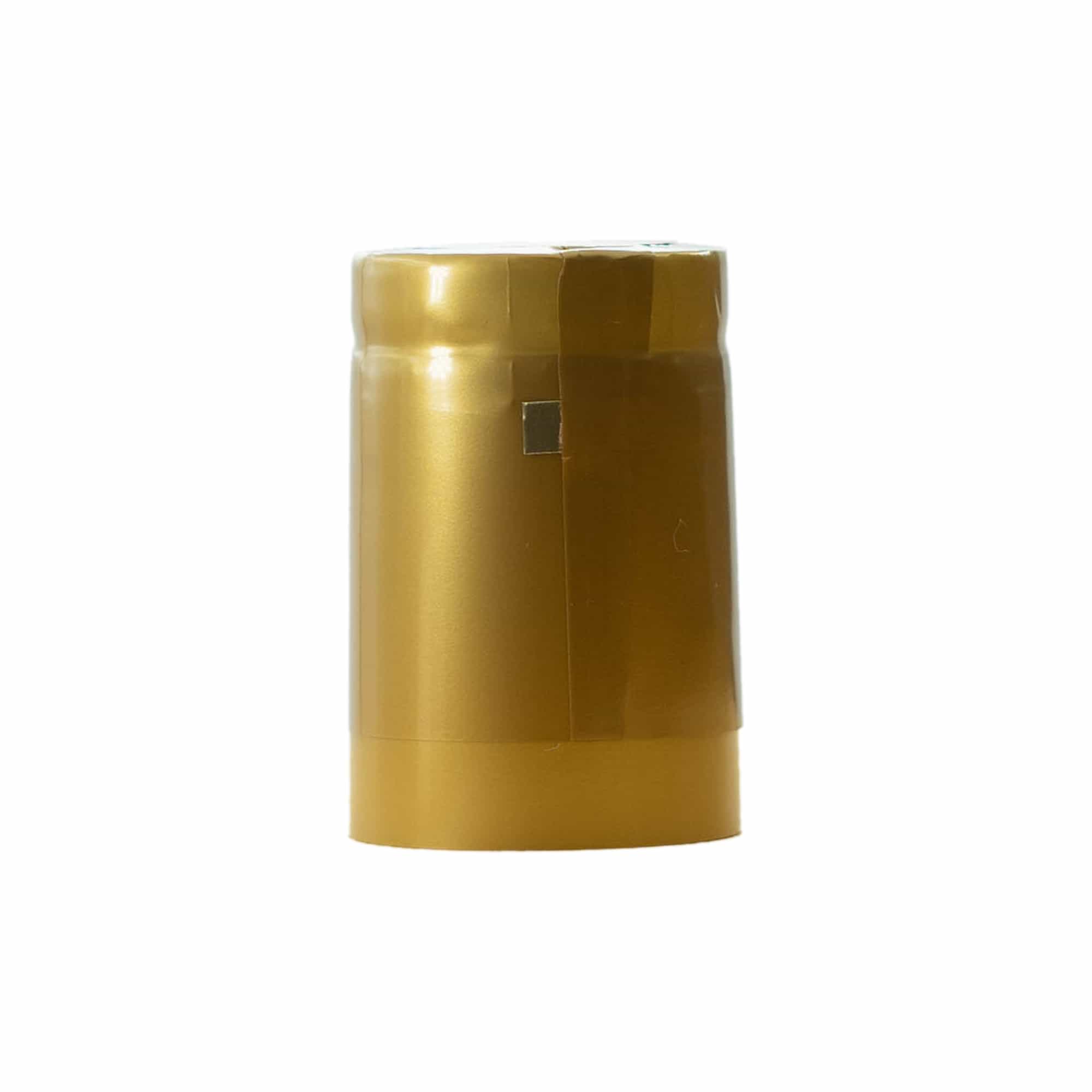 Krympkapsel 32x41, PVC-plast, guld