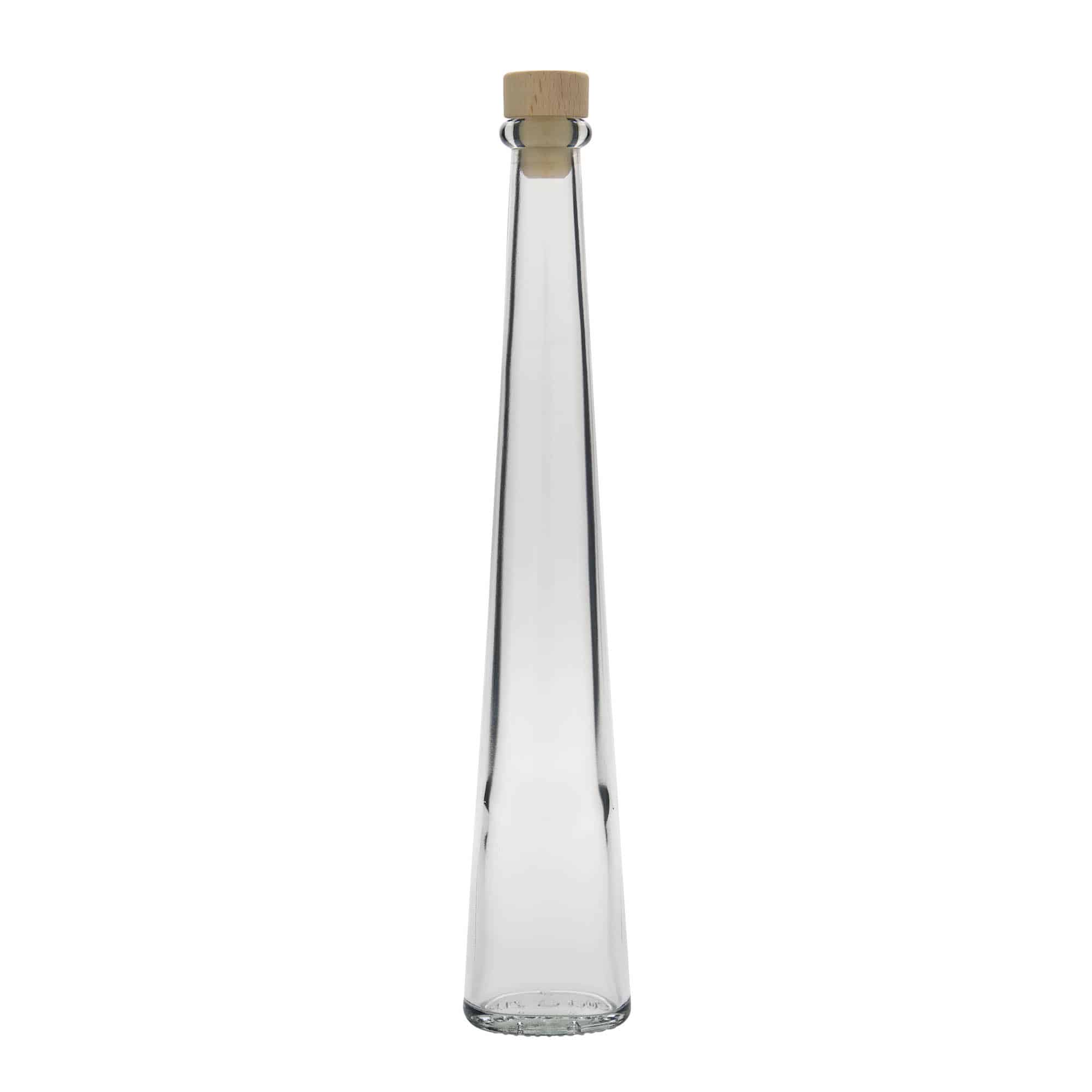 200 ml glasflaska 'Dama Ovale', oval, mynning: kork