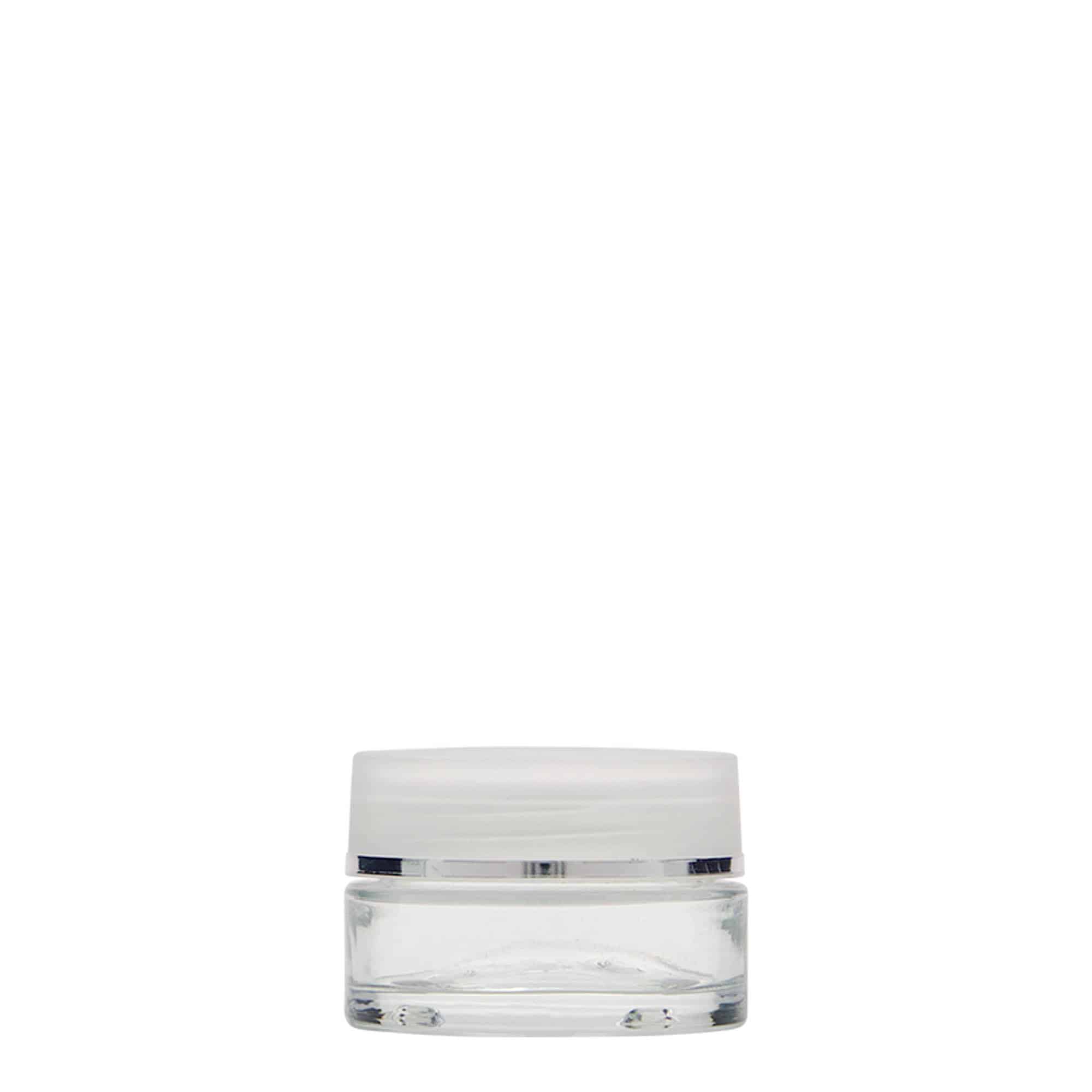 15 ml burk 'Clear Edition', glas, mynning: skruvkapsel