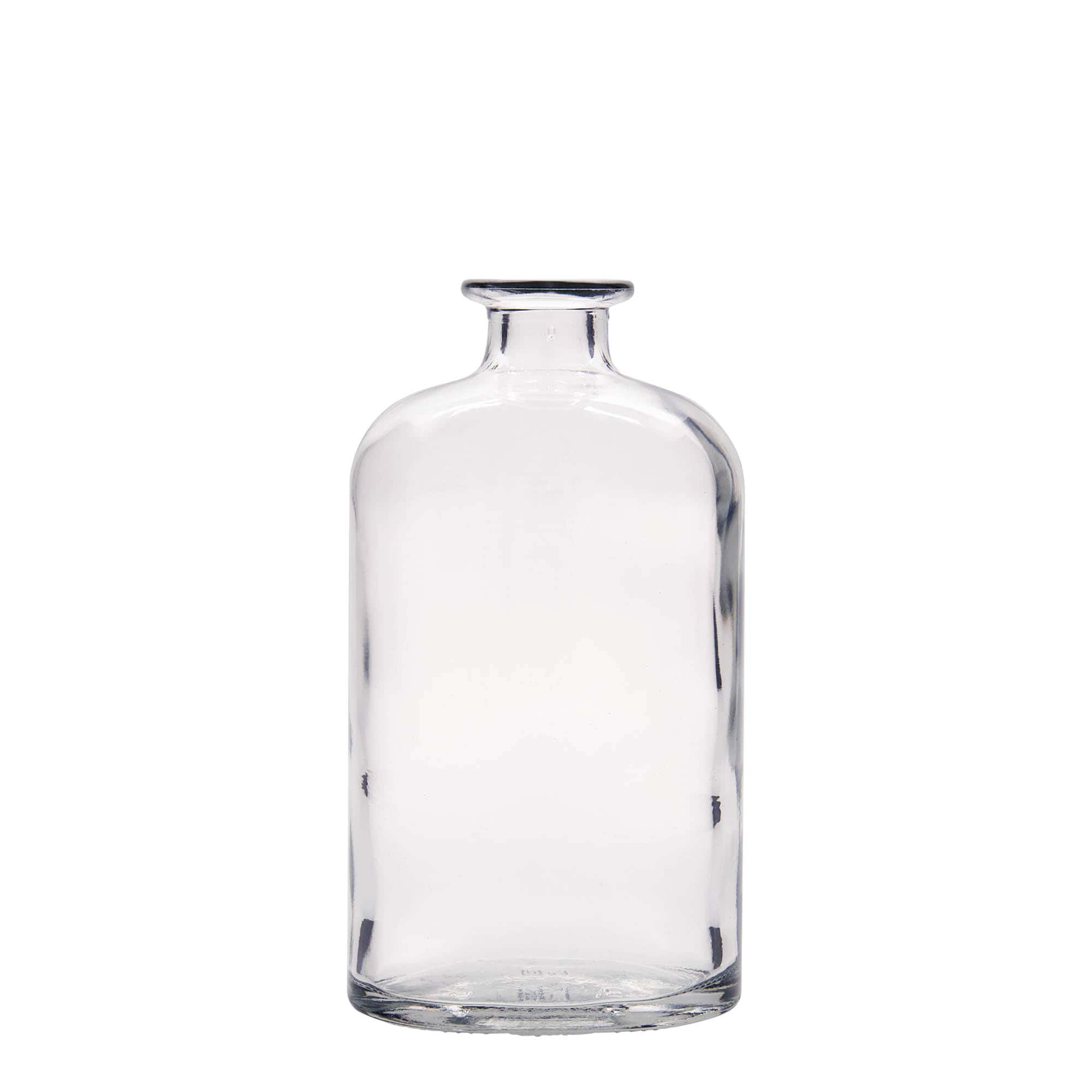 500 ml glasflaska 'Dundee', oval, mynning: kork