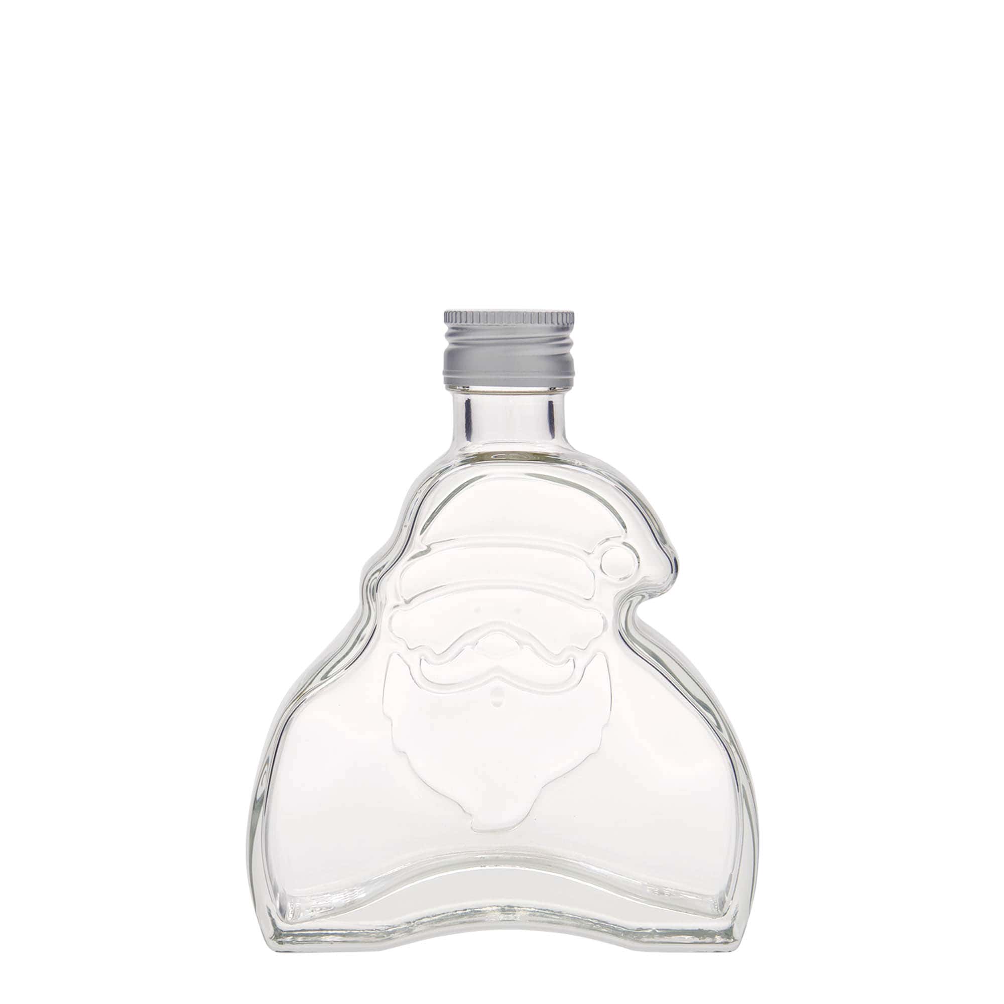 200 ml glasflaska 'Santa Claus', mynning: PP 28